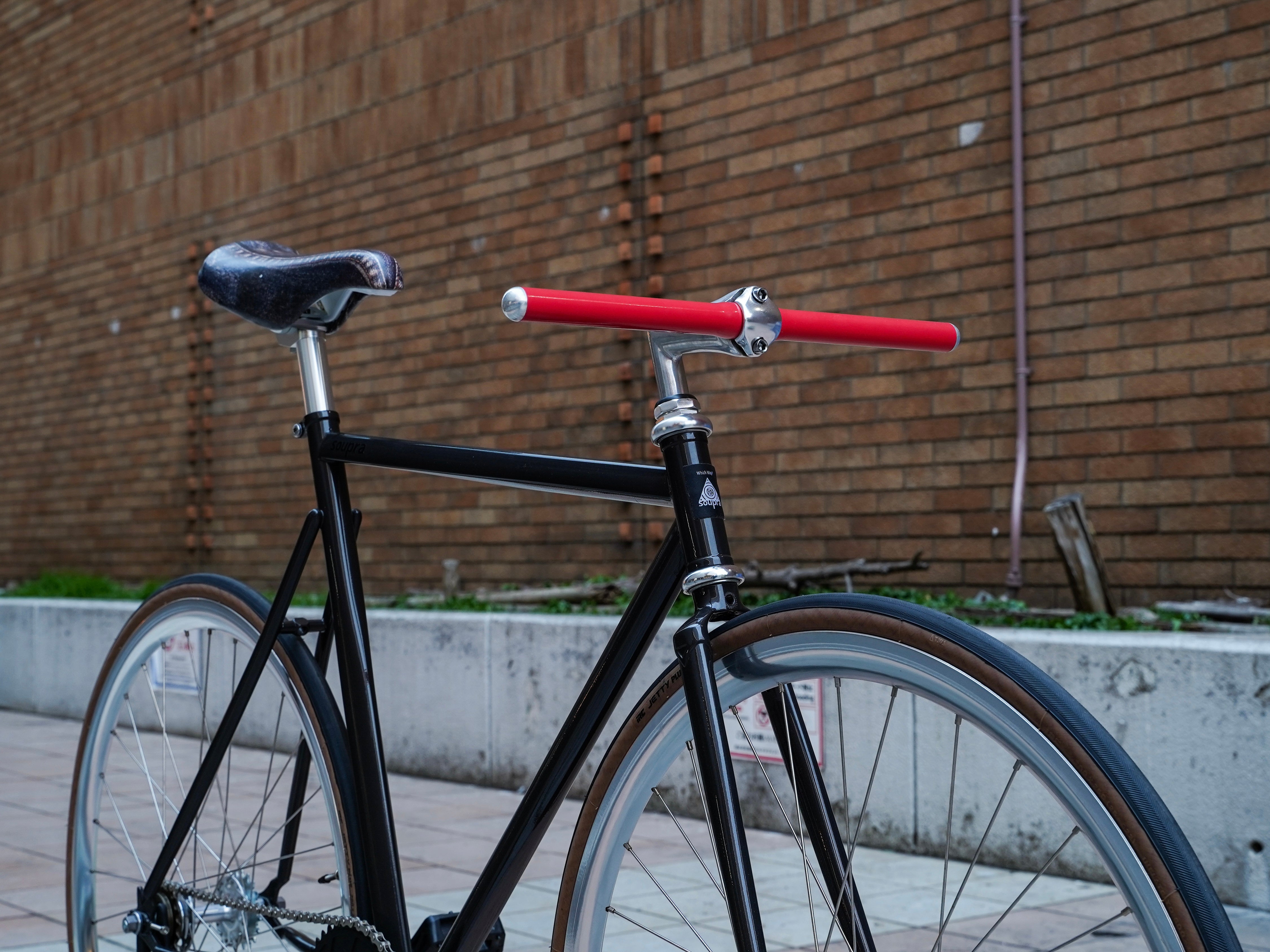 【FUN】STRAIGHT Handle -Red-