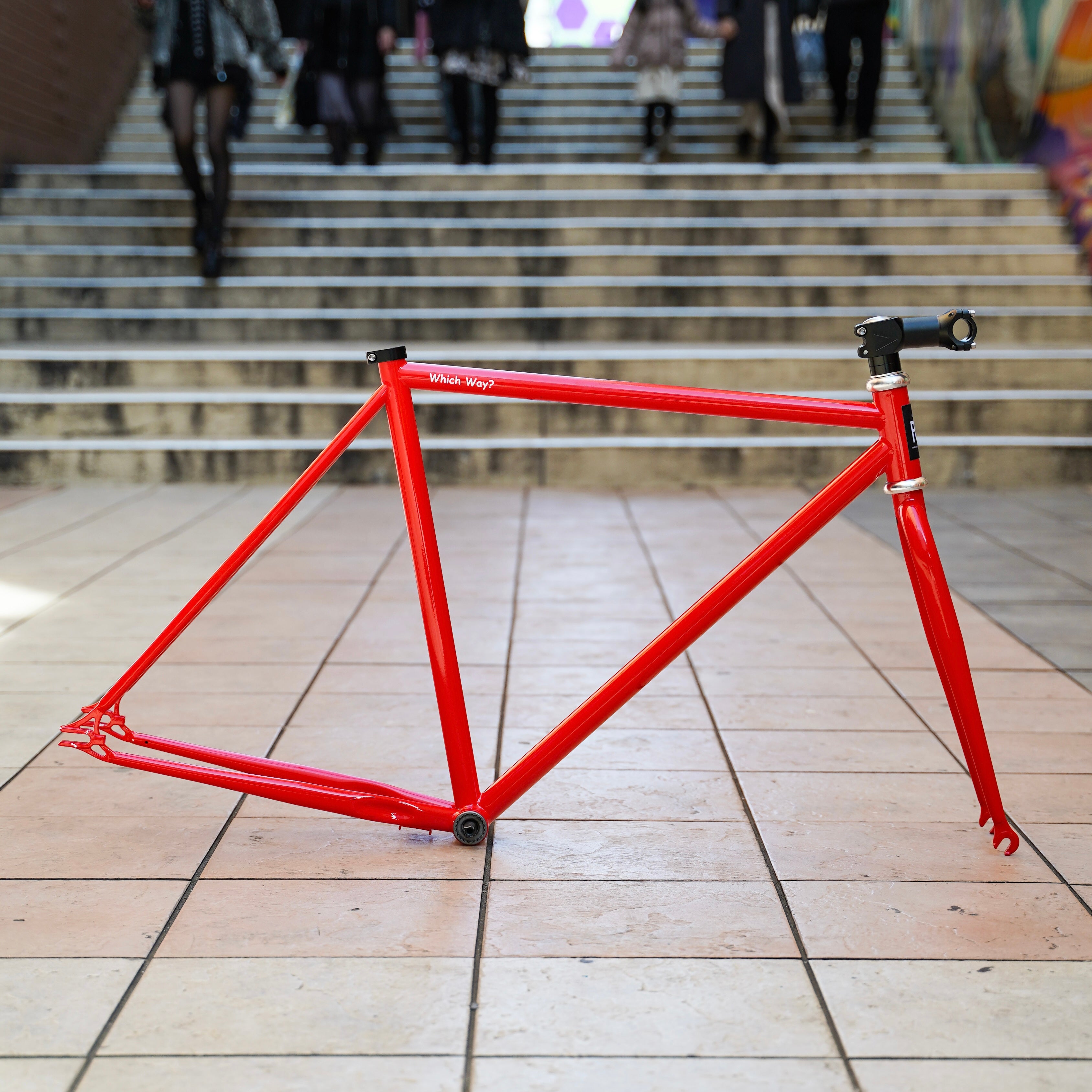 【FUN】ANGUS FLAT Frame -Gloss Red-