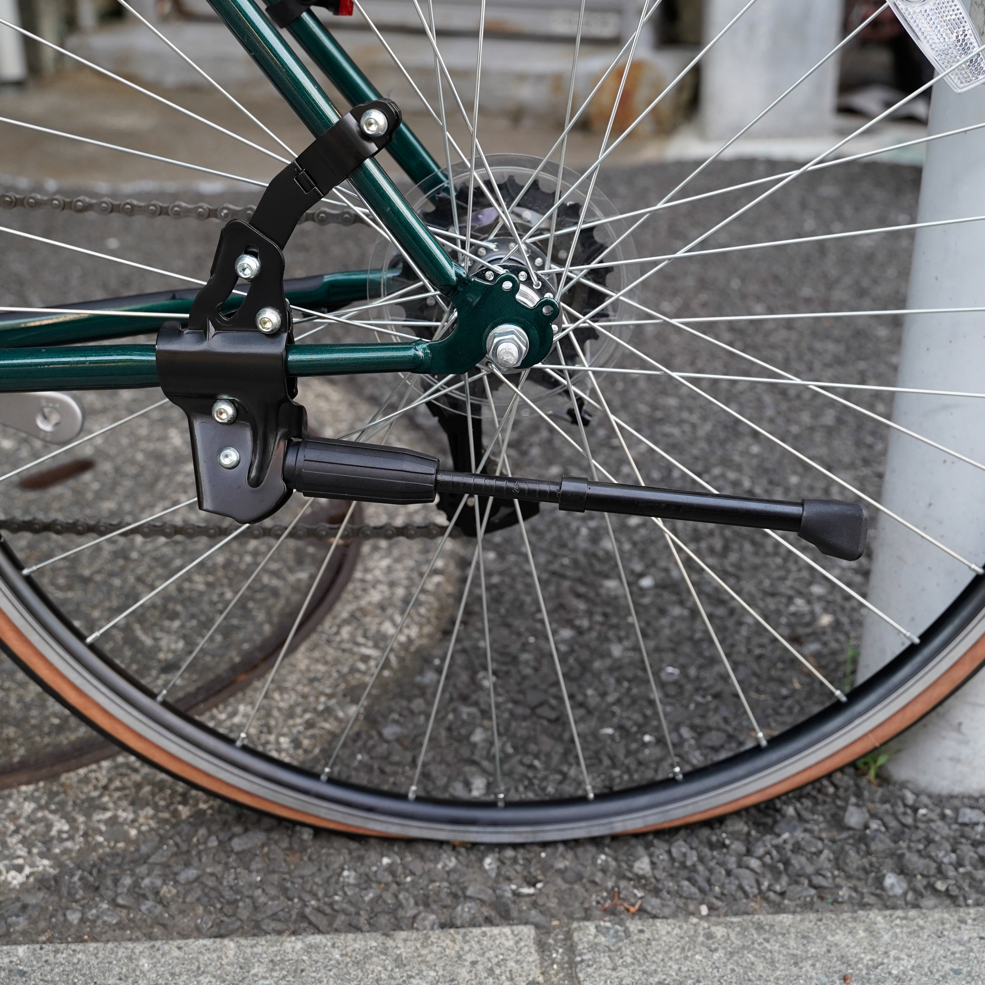 【NUVO】ALUMI Side Stand -Black-