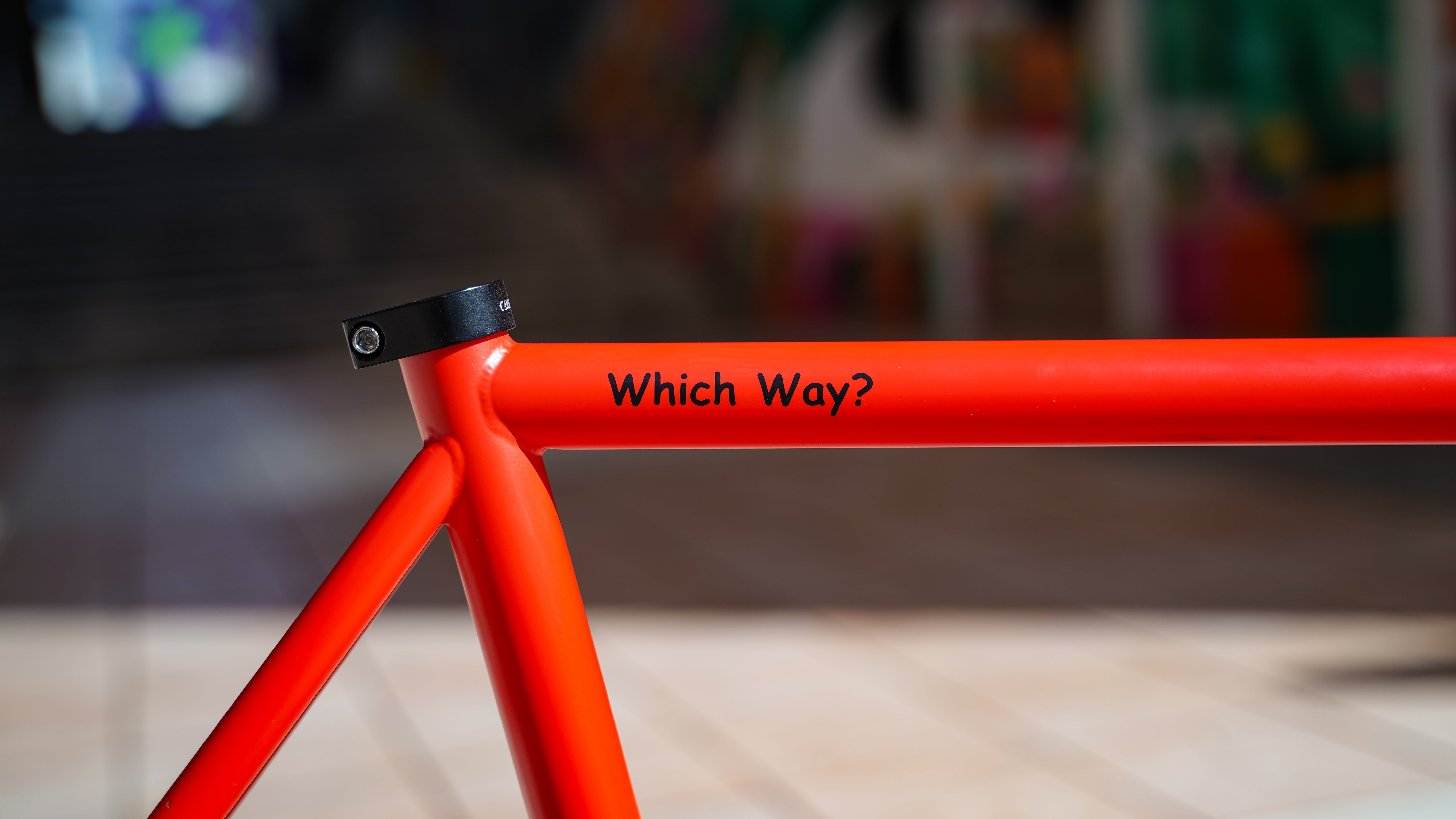 【FUN】ANGUS FLAT Frame -Mat Orange-