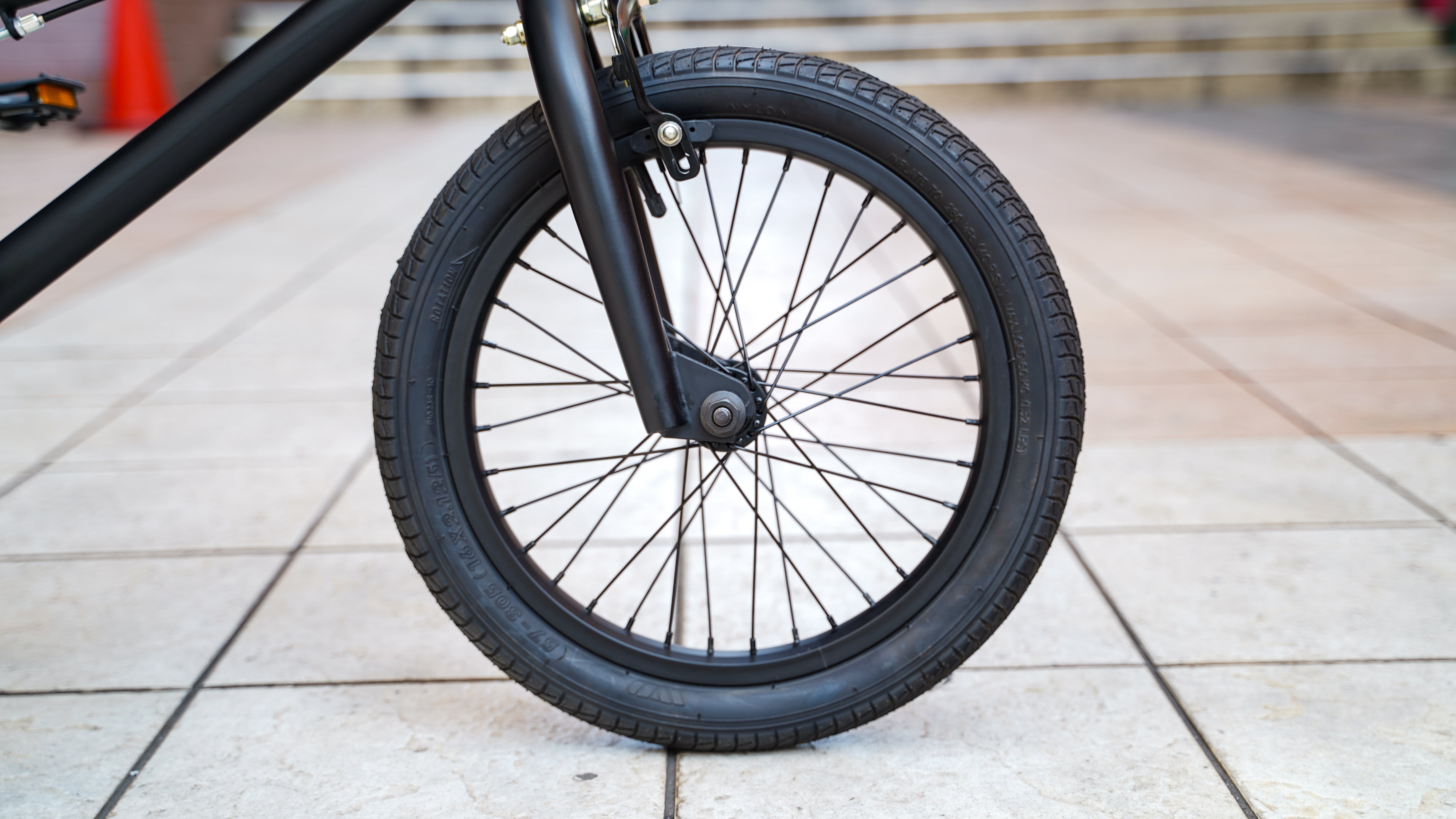 【FUN】BMX16 NAUGHTY Complete Bike -black-