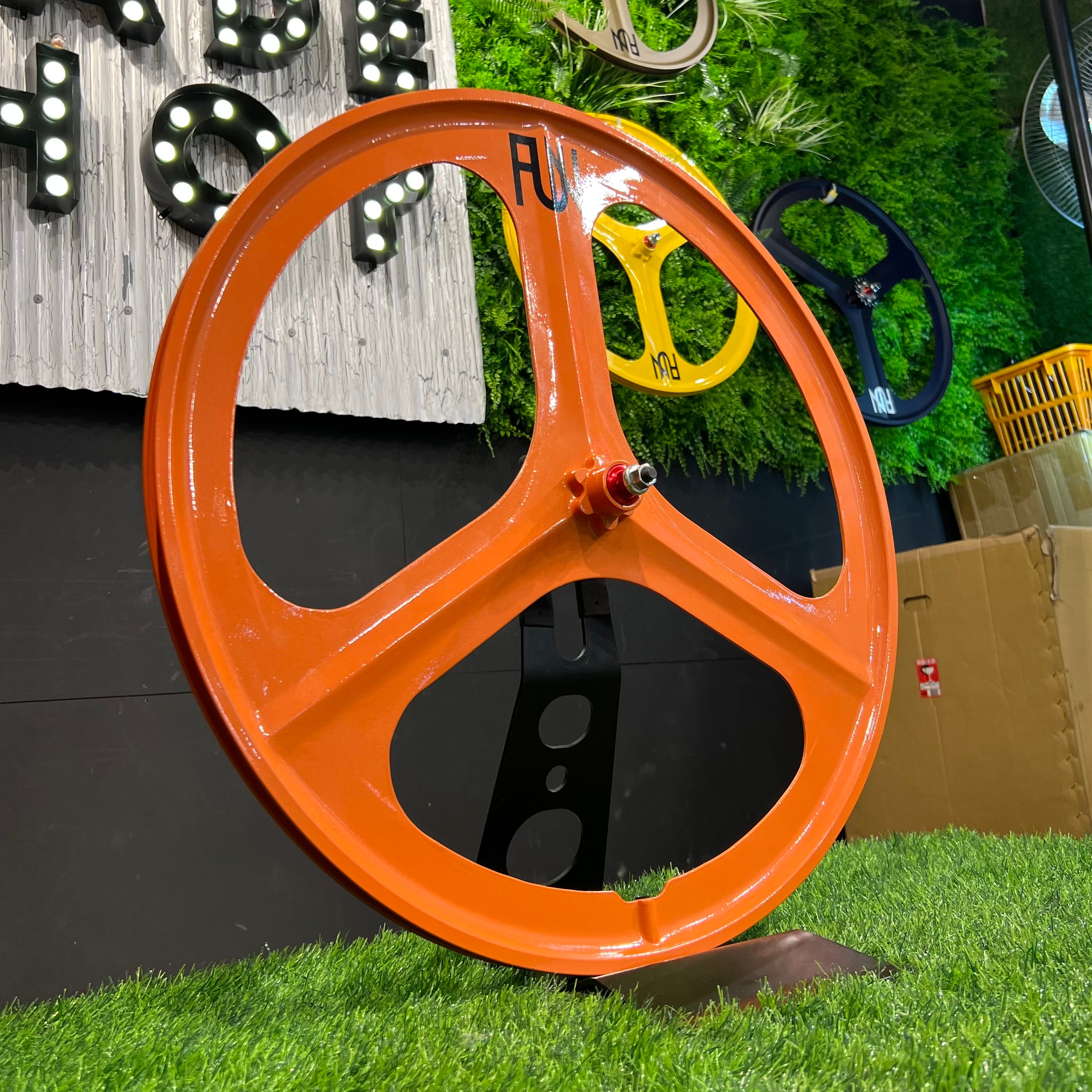 WHEEL FULL PAINT -GLOSS ORANGE- No.002