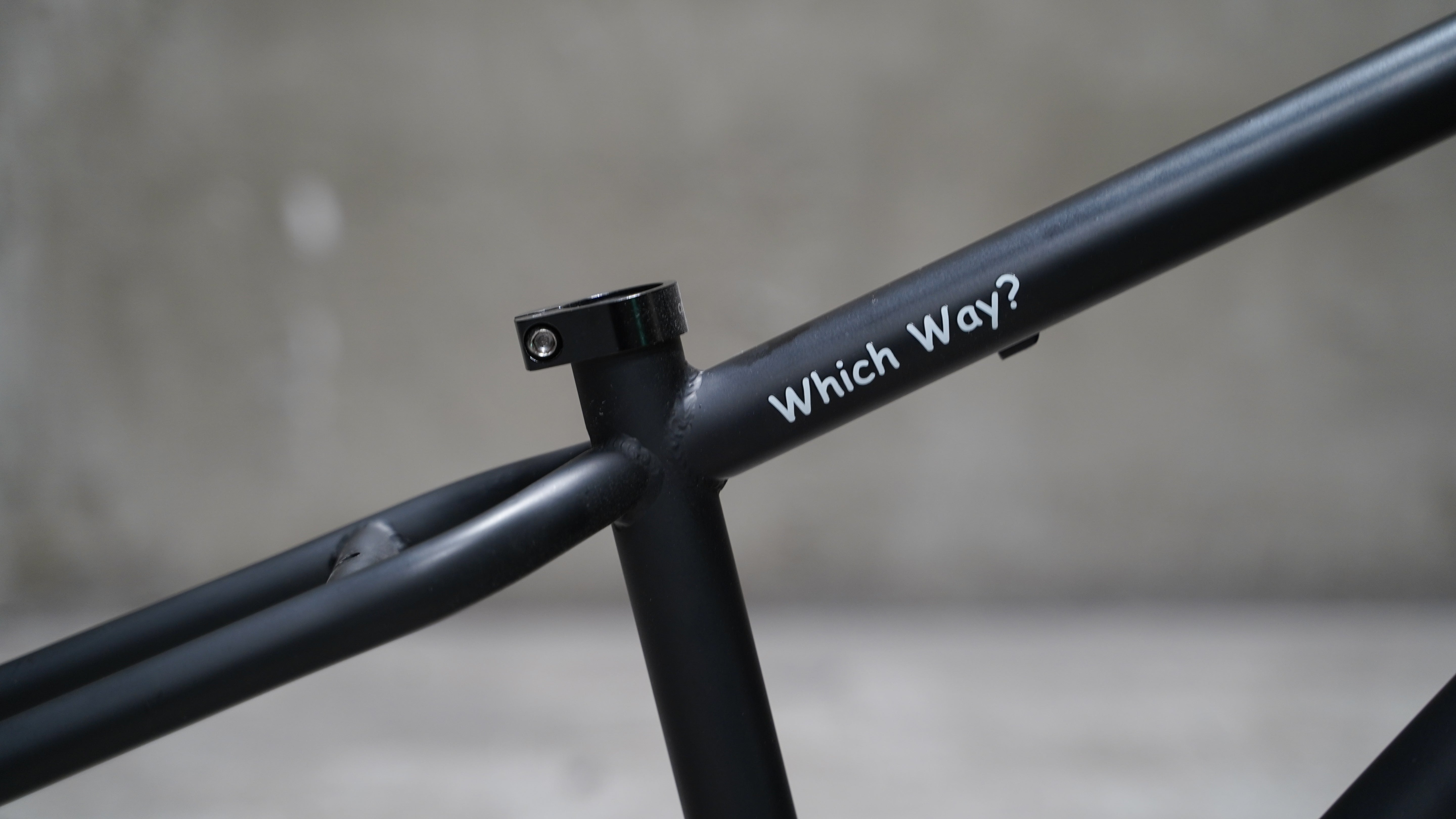 【FUN】ANGUS BMX Frame -Mat Black-