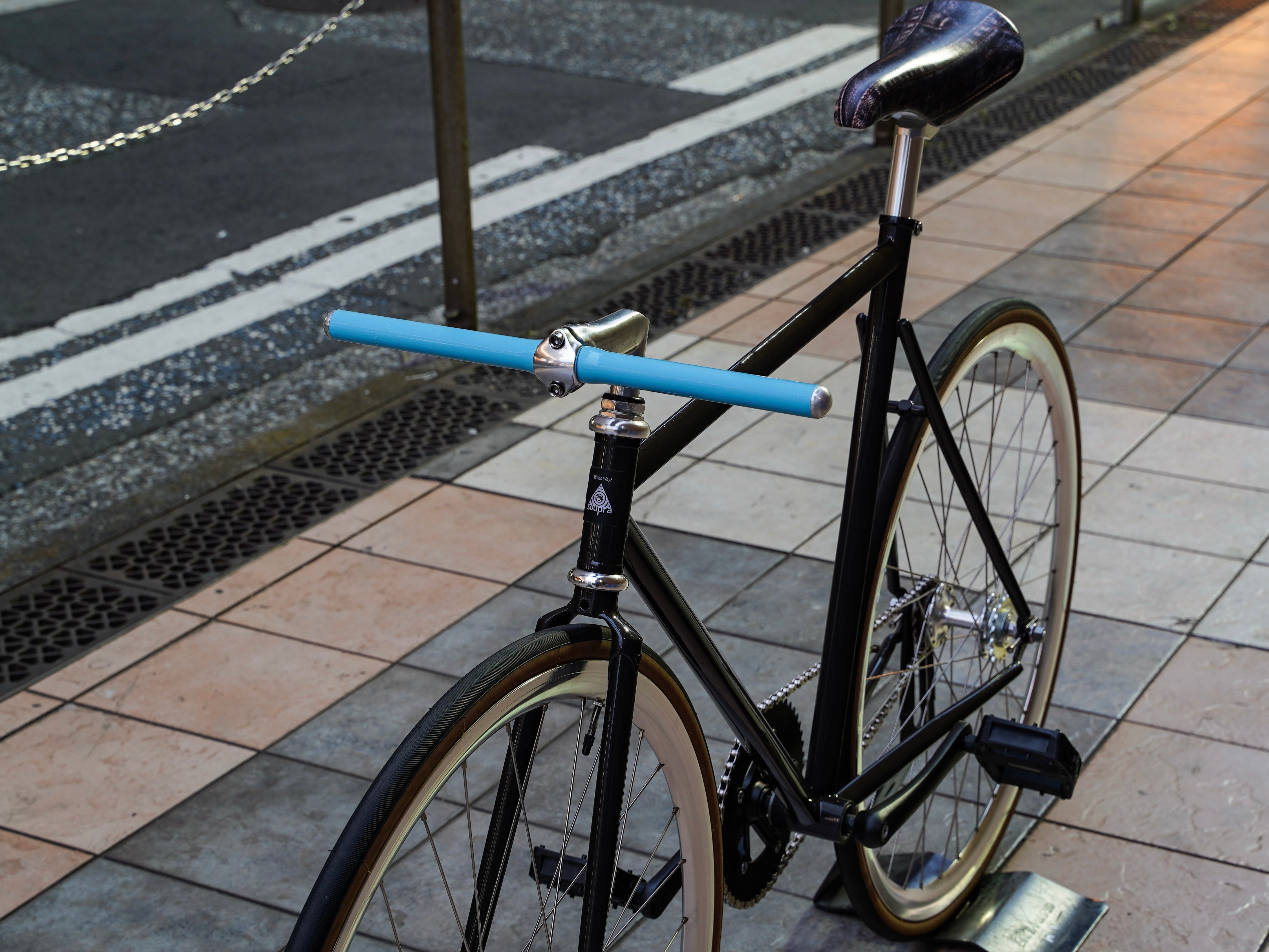 【FUN】STRAIGHT Handle -Light blue-