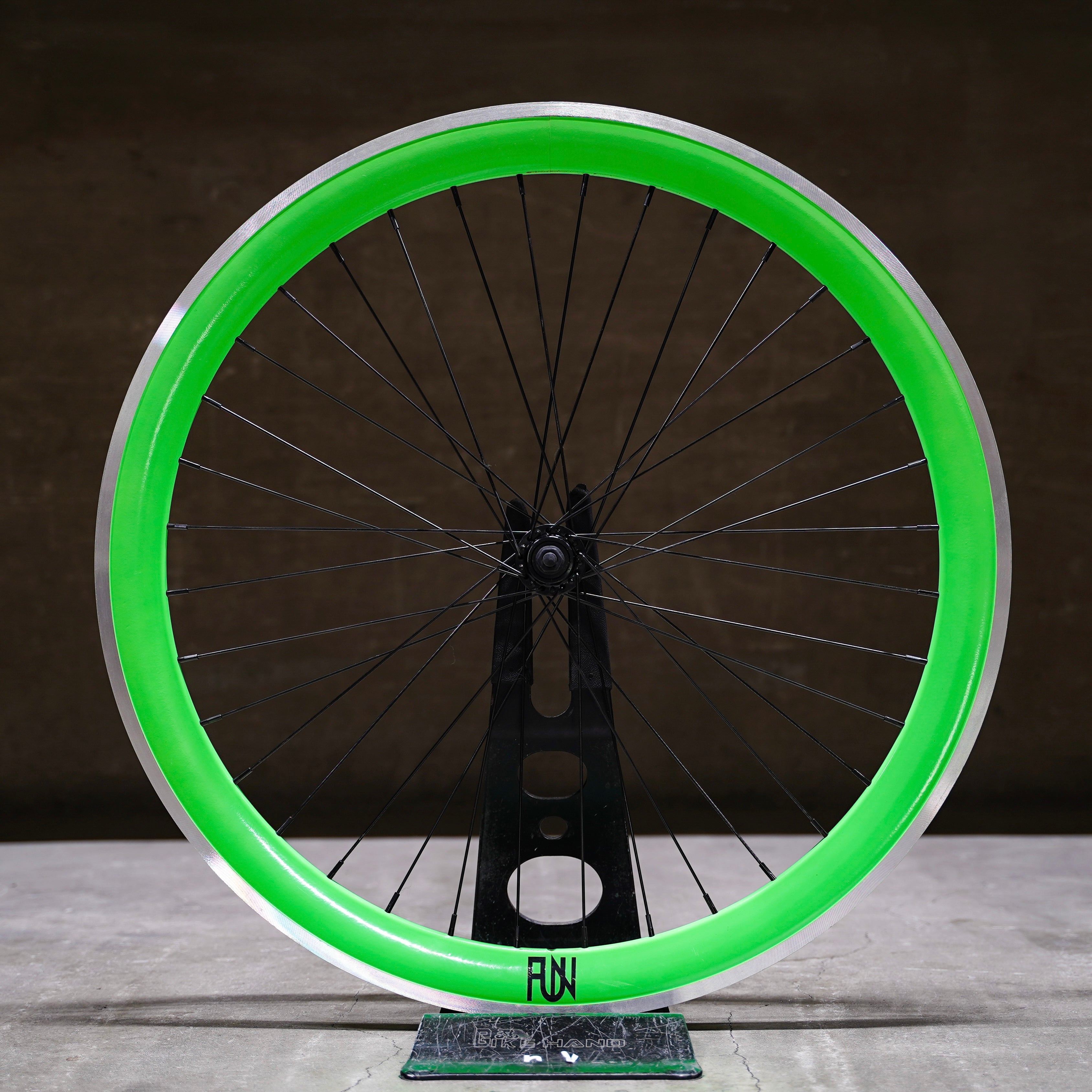【FUN】CHAMELEON Front Wheel -green-