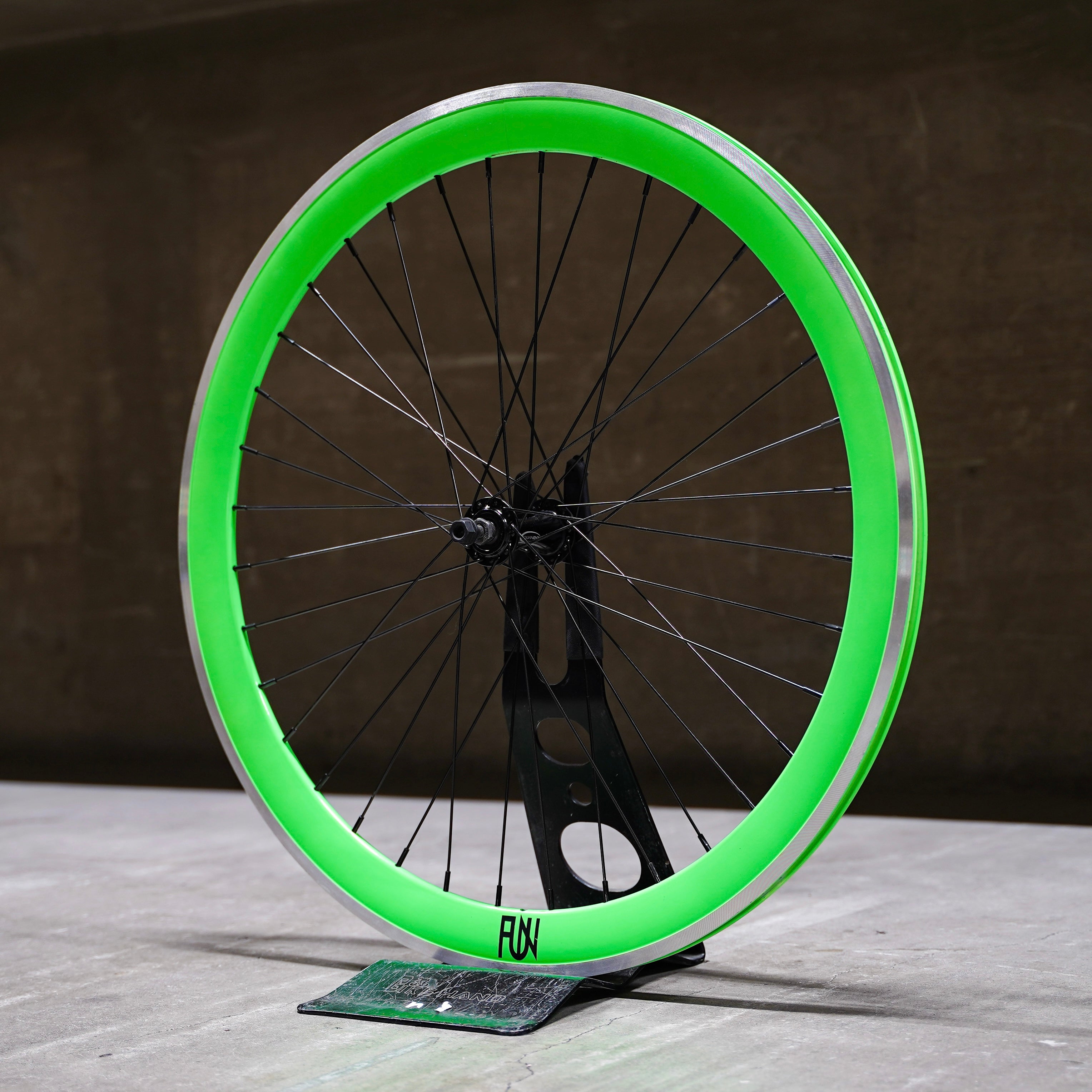 【FUN】CHAMELEON Front Wheel -green-