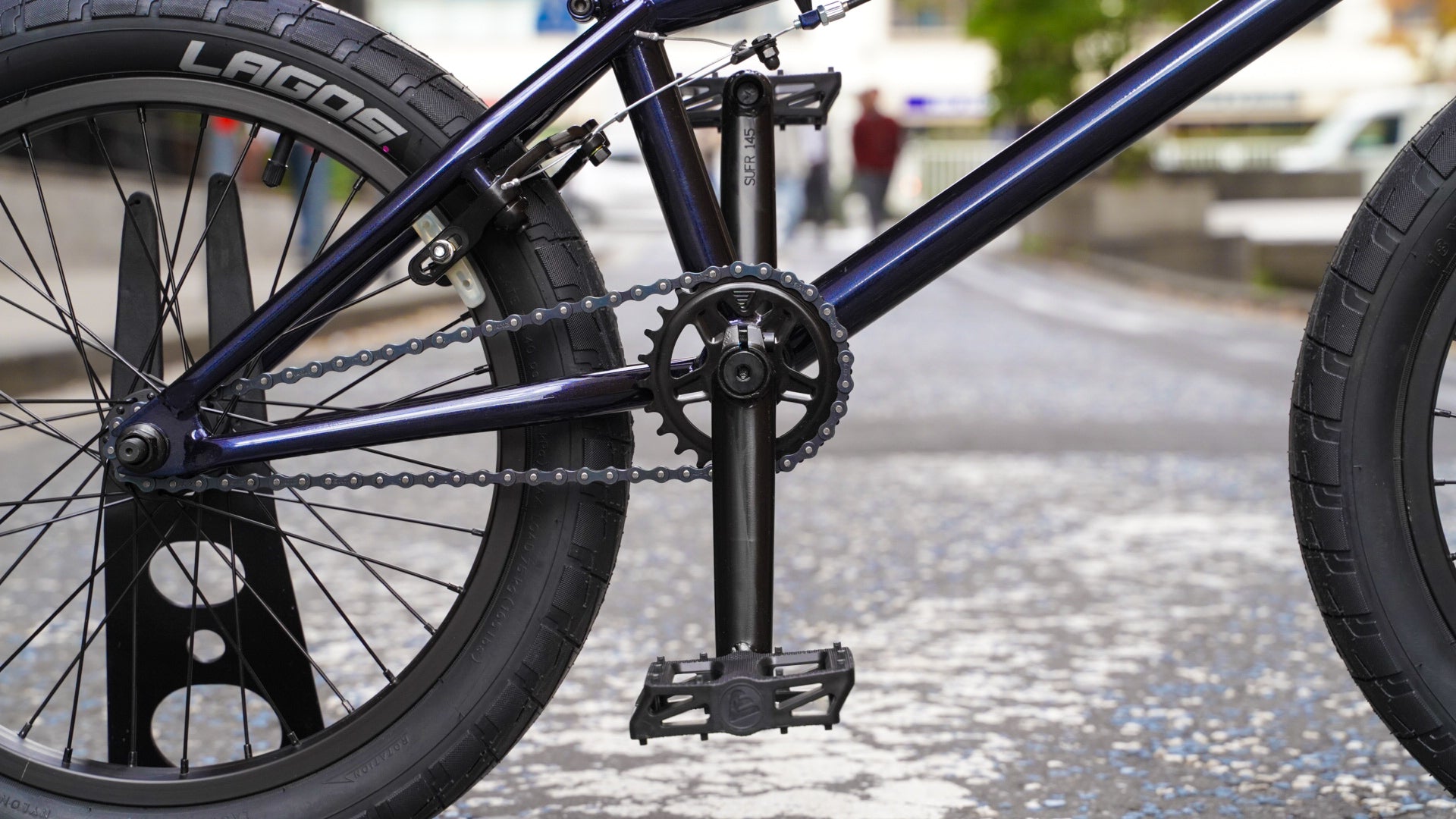 【FUN】BMX18 NAUGHTY Complete Bike -black-
