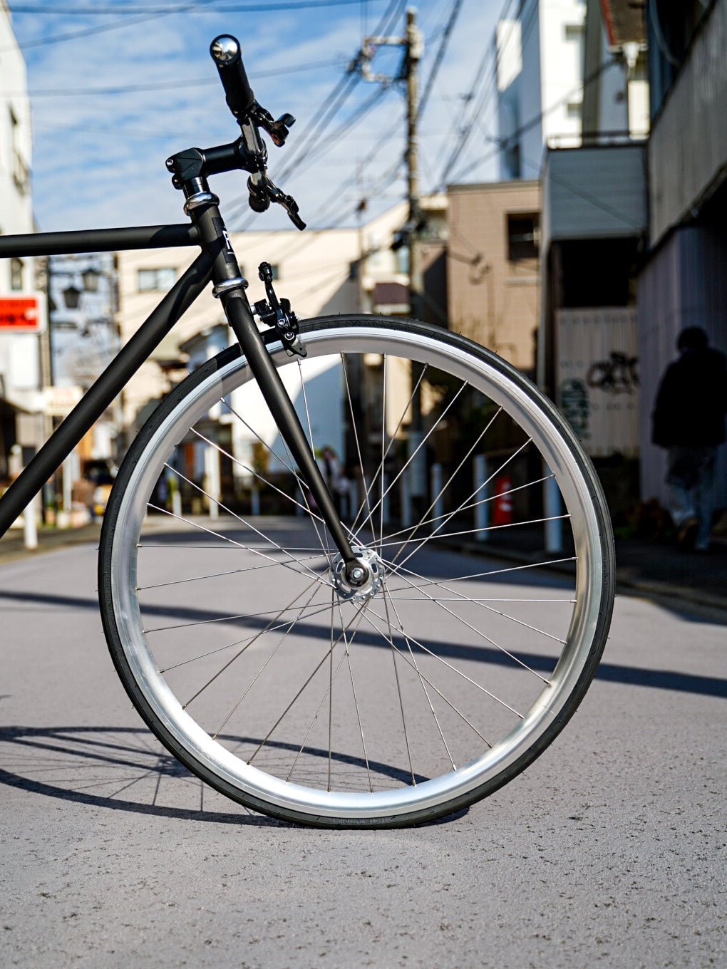 【FUN】ANGUS FLAT Complete Bike - Black Silver - LINKEY CYCLE【FUN】ANGUS FLAT Complete Bike - Black Silver -