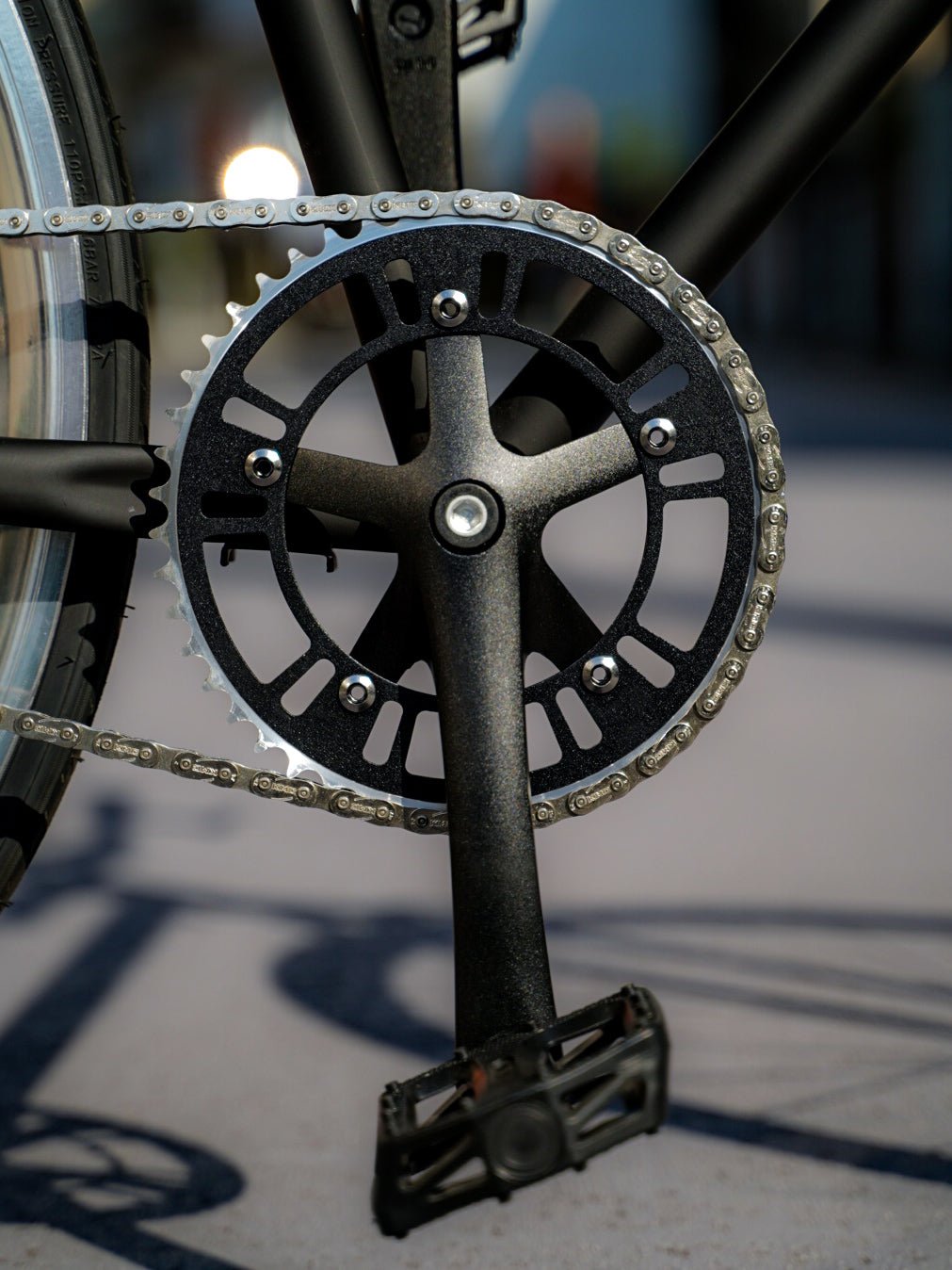 【FUN】ANGUS FLAT Complete Bike - Black Silver - LINKEY CYCLE【FUN】ANGUS FLAT Complete Bike - Black Silver -