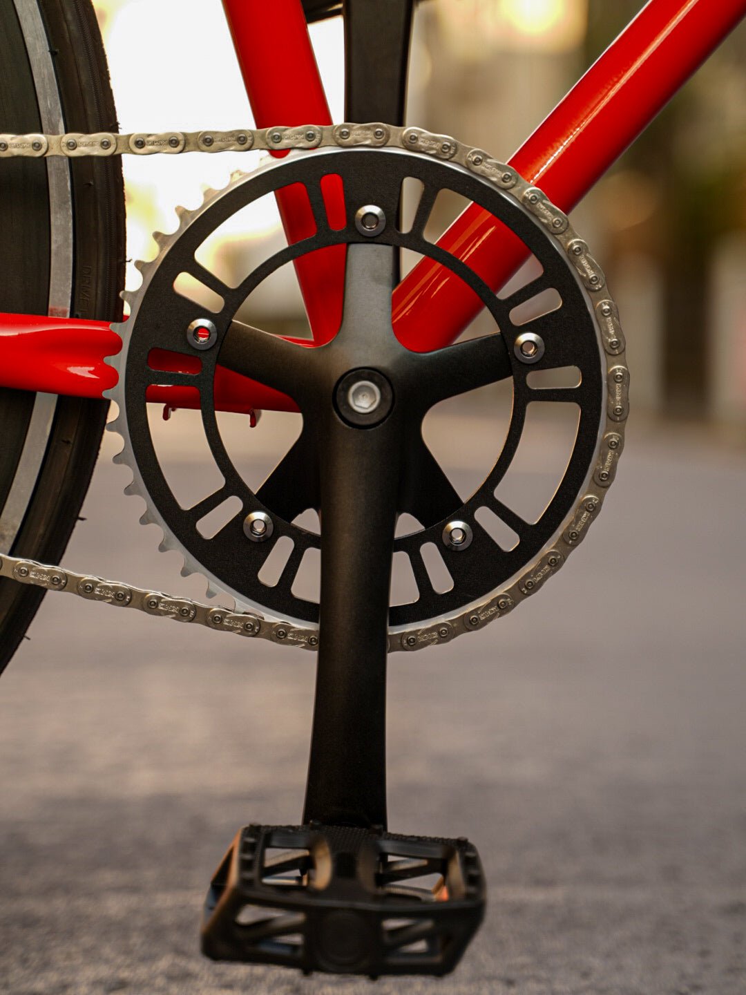 【FUN】ANGUS FLAT Complete Bike -Gloss Red - LINKEY CYCLE【FUN】ANGUS FLAT Complete Bike -Gloss Red-