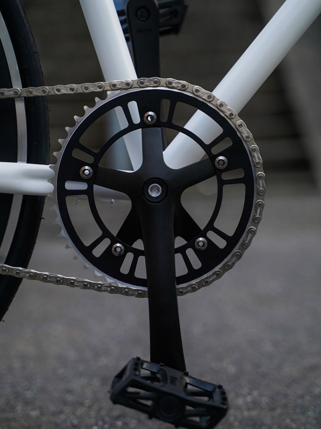 【FUN】ANGUS FLAT Complete Bike - Mat White - LINKEY CYCLE【FUN】ANGUS FLAT Complete Bike - Mat White -