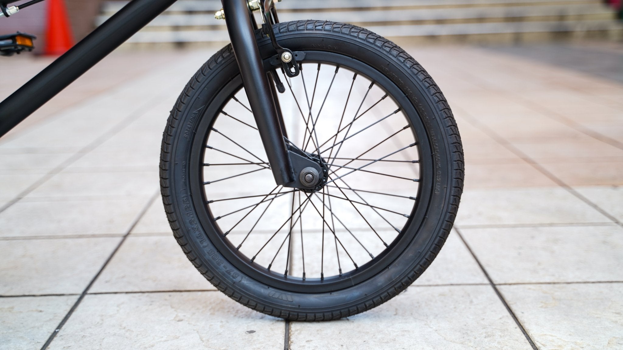【FUN】BMX16 NAUGHTY Complete Bike -black - LINKEY CYCLE【FUN】BMX16 NAUGHTY Complete Bike -black-