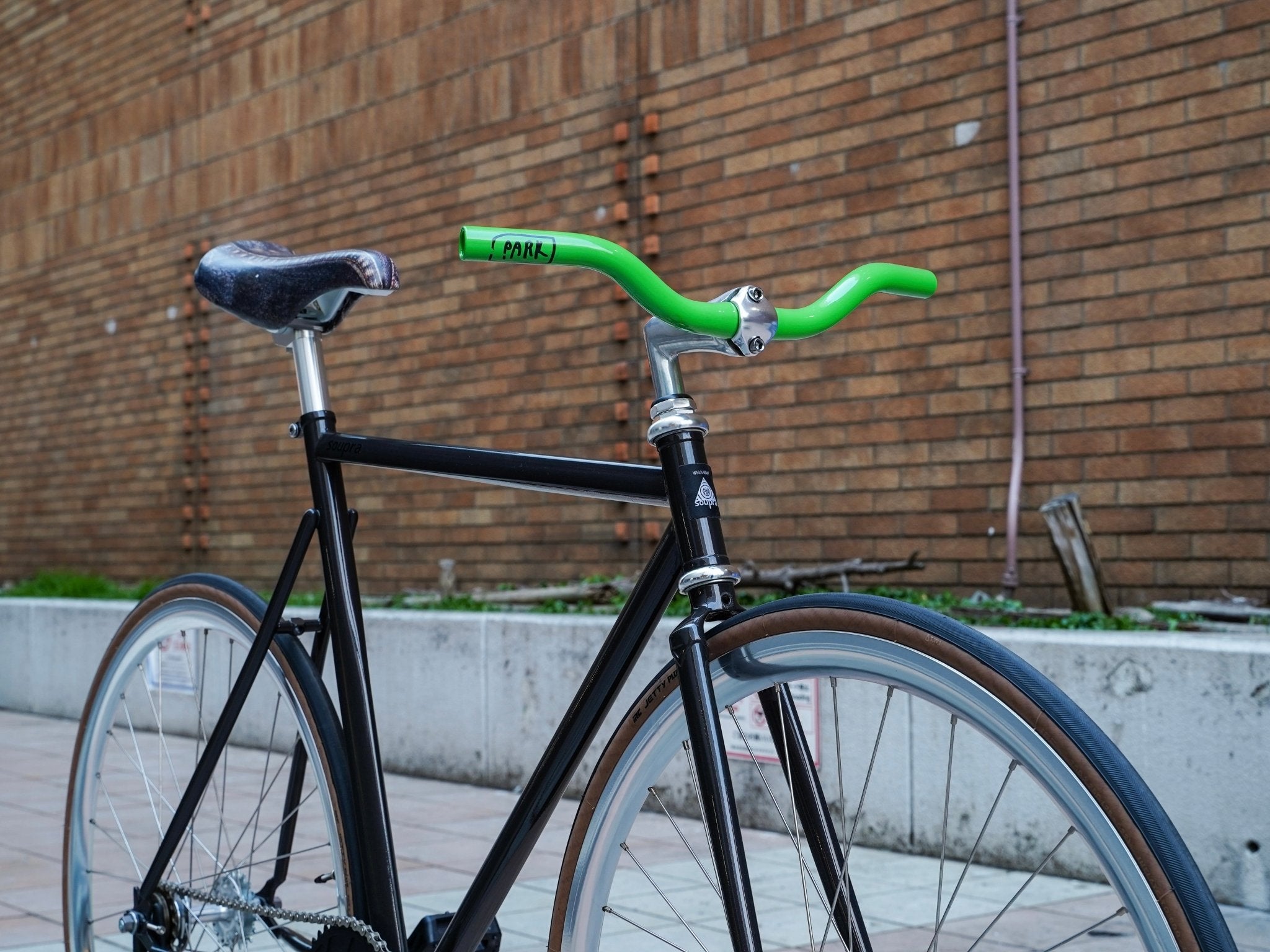 【FUN】PARK RISER Handle - Green - LINKEY CYCLE【FUN】PARK RISER Handle - Green -