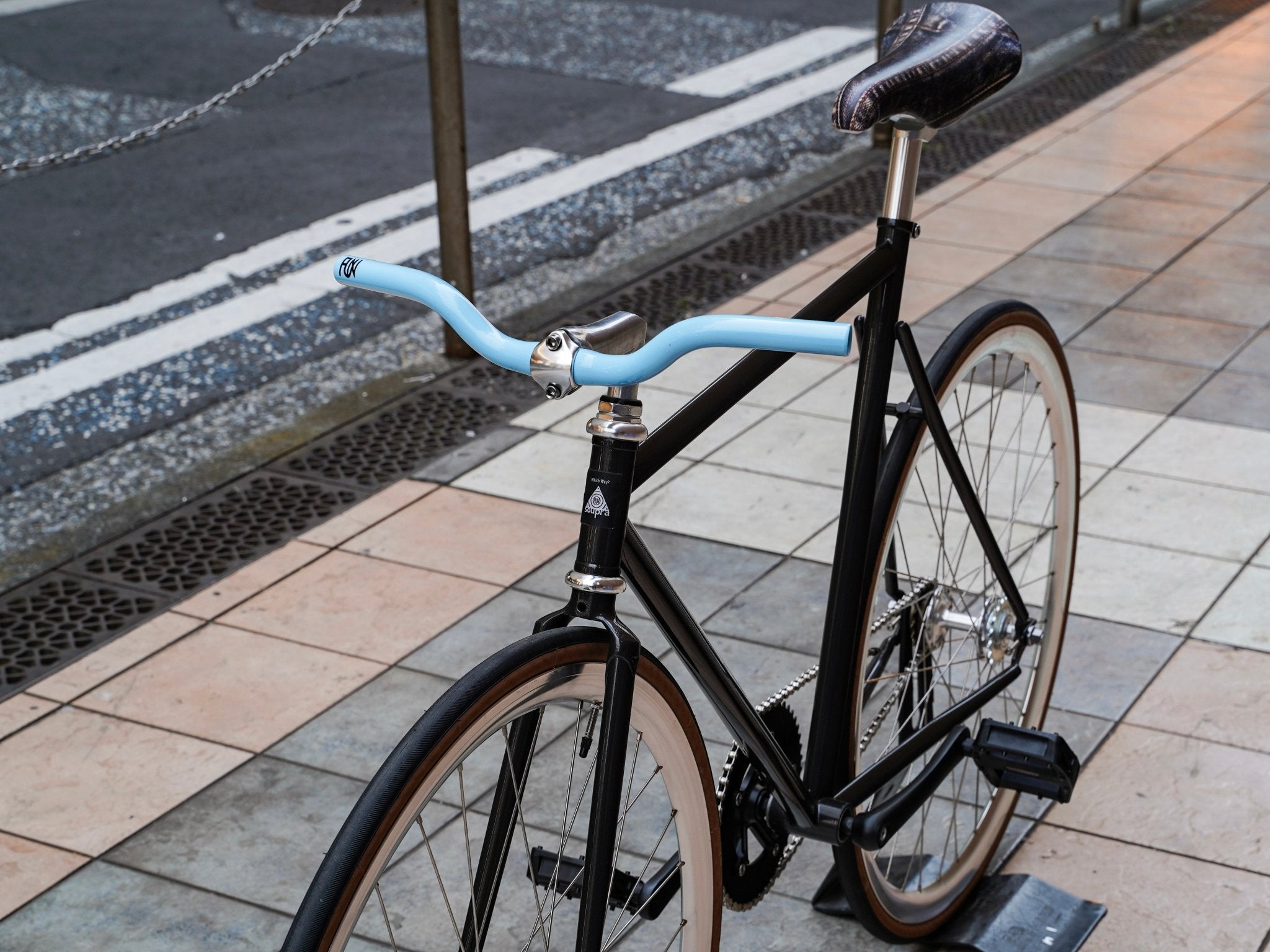 【FUN】PARK RISER Handle - Light blue - LINKEY CYCLE【FUN】PARK RISER Handle - Light blue -
