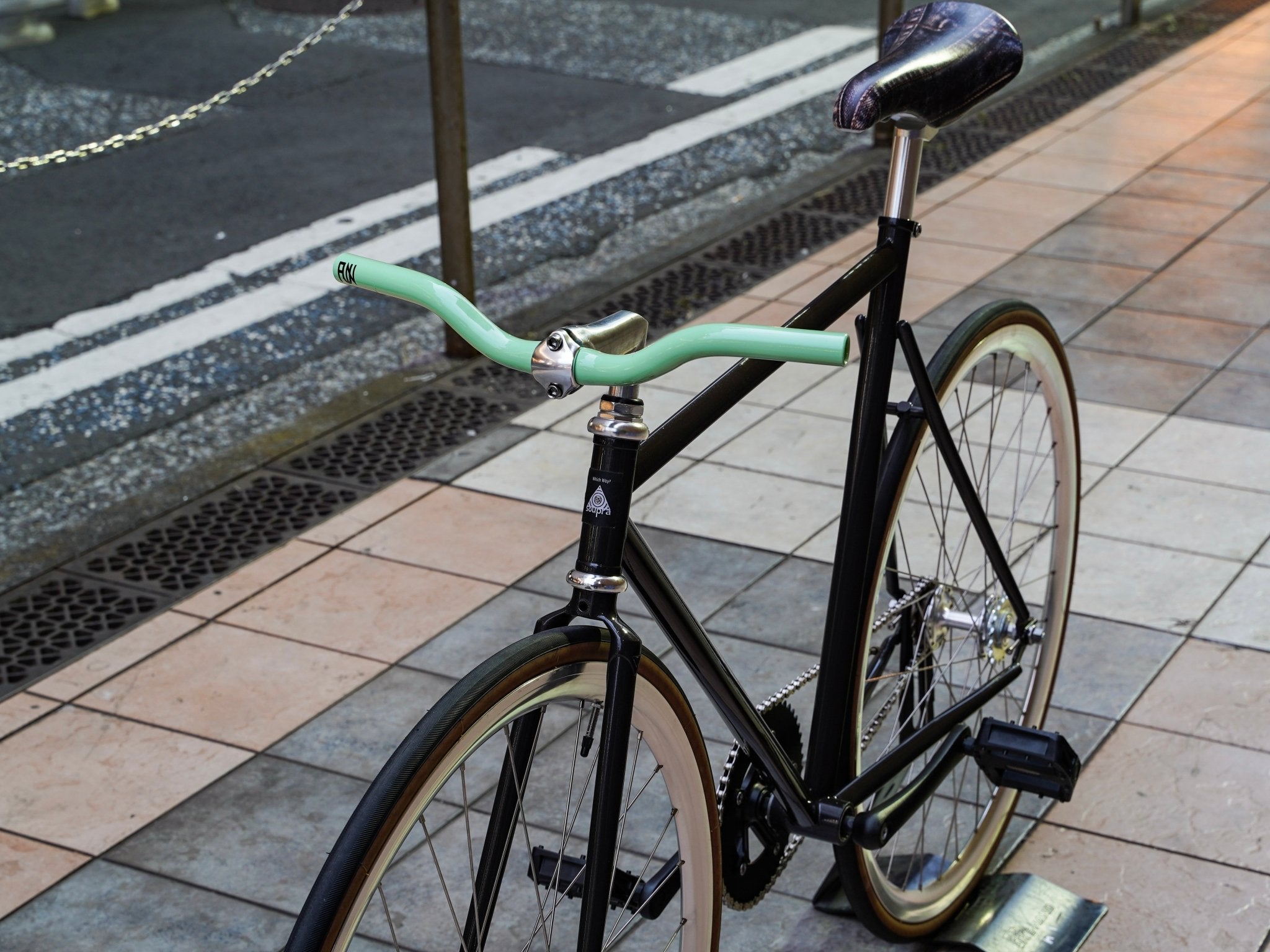 【FUN】PARK RISER Handle - Light green - LINKEY CYCLE【FUN】PARK RISER Handle - Light green -