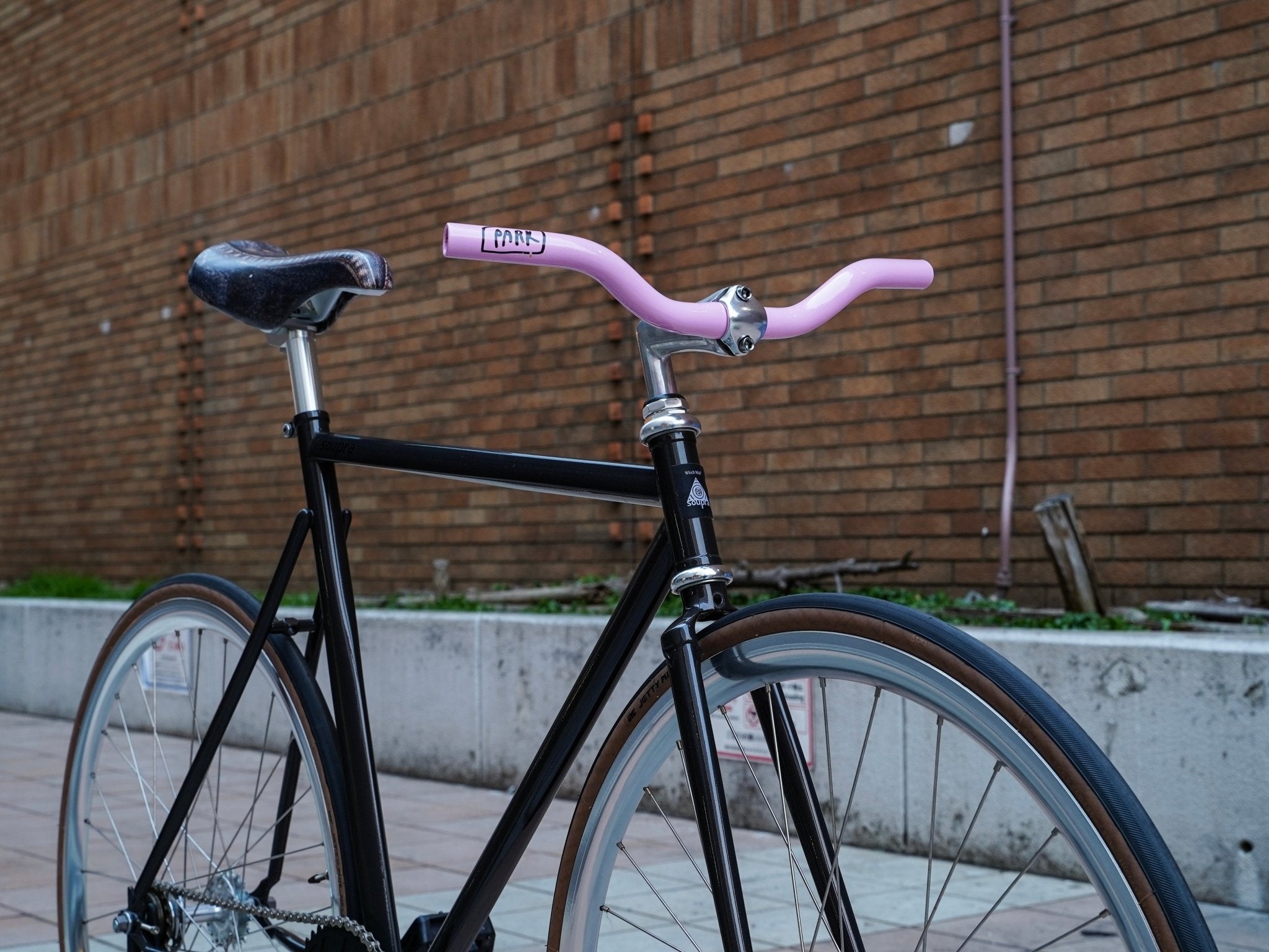 【FUN】PARK RISER Handle - Light pink - LINKEY CYCLE【FUN】PARK RISER Handle - Light pink -