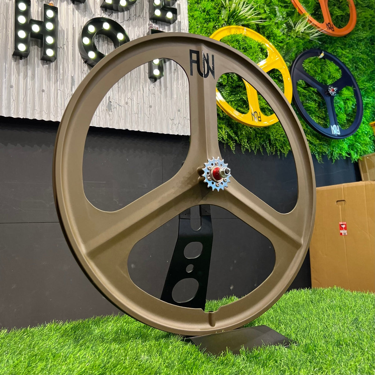 WHEEL FULL PAINT -MAT BROWN- No.003 - LINKEY CYCLEWHEEL FULL PAINT -MAT BROWN- No.003