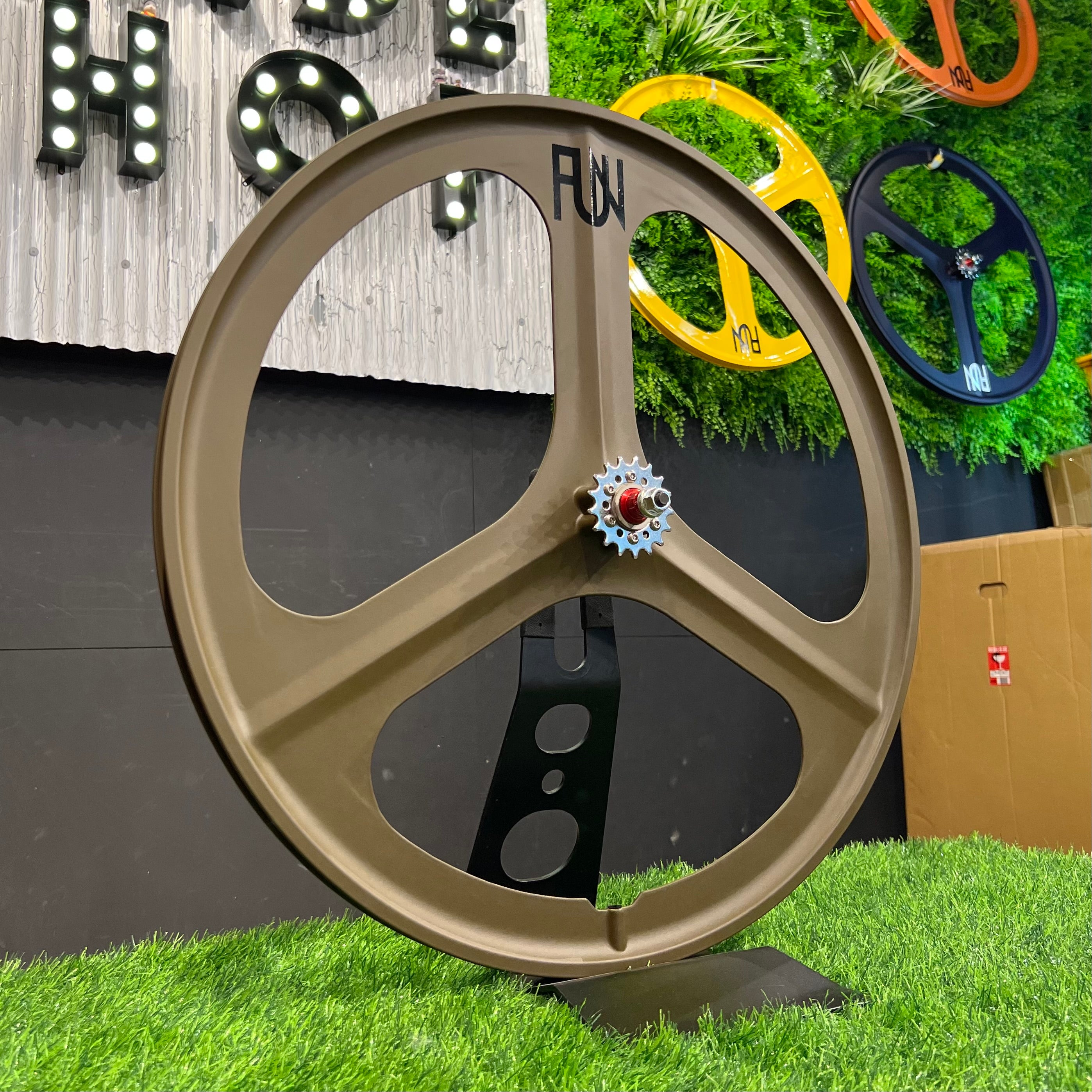 WHEEL FULL PAINT -MAT BROWN- No.003