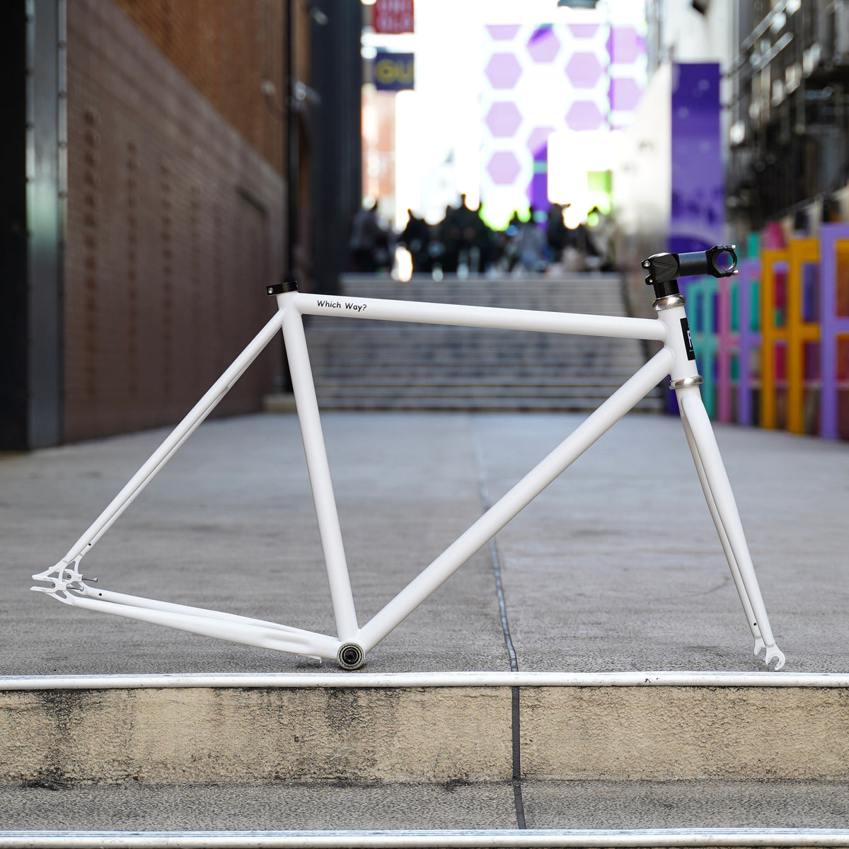 【FUN】ANGUS FLAT Frame -Mat White-