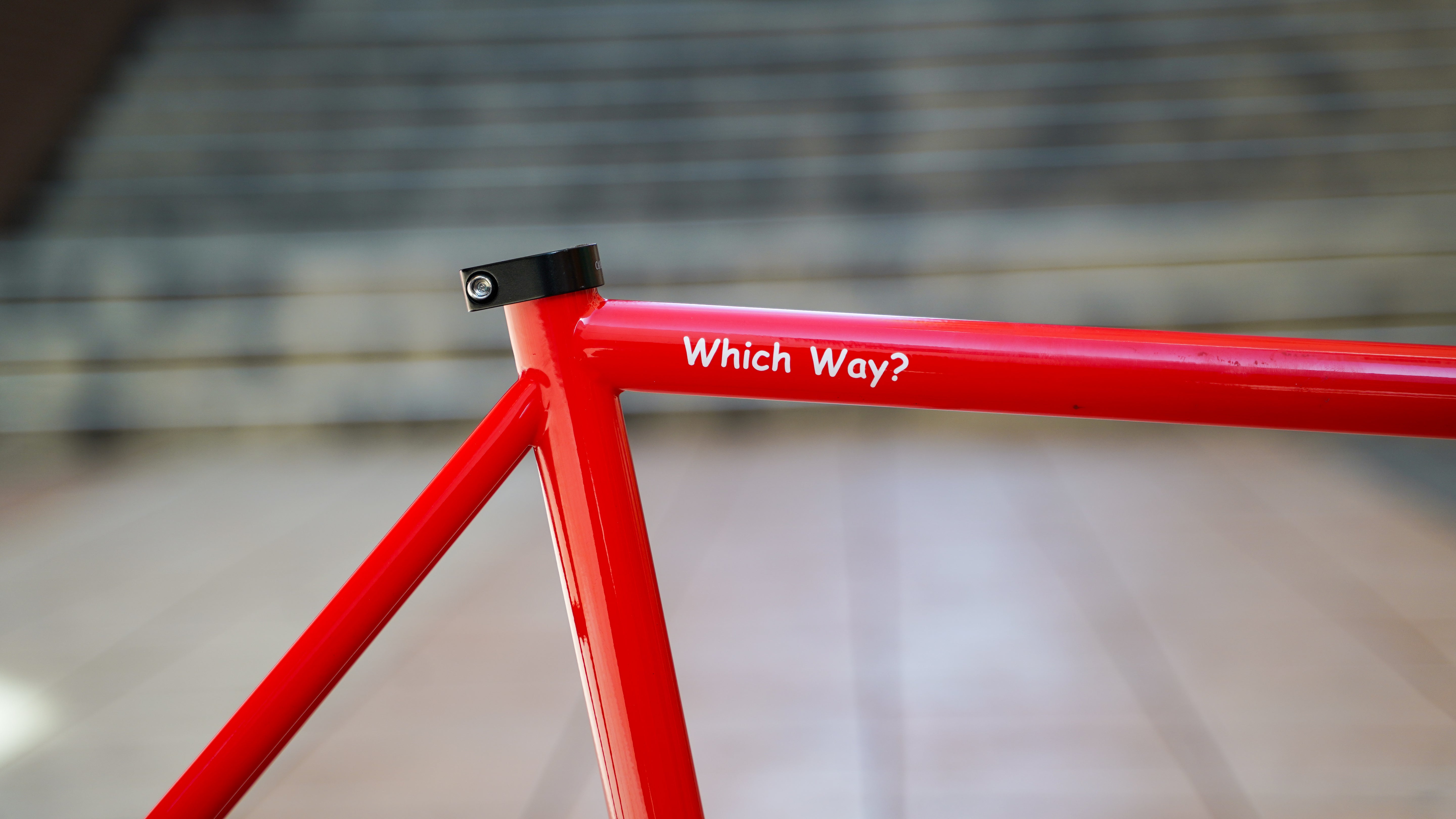 【FUN】ANGUS FLAT Frame -Gloss Red-