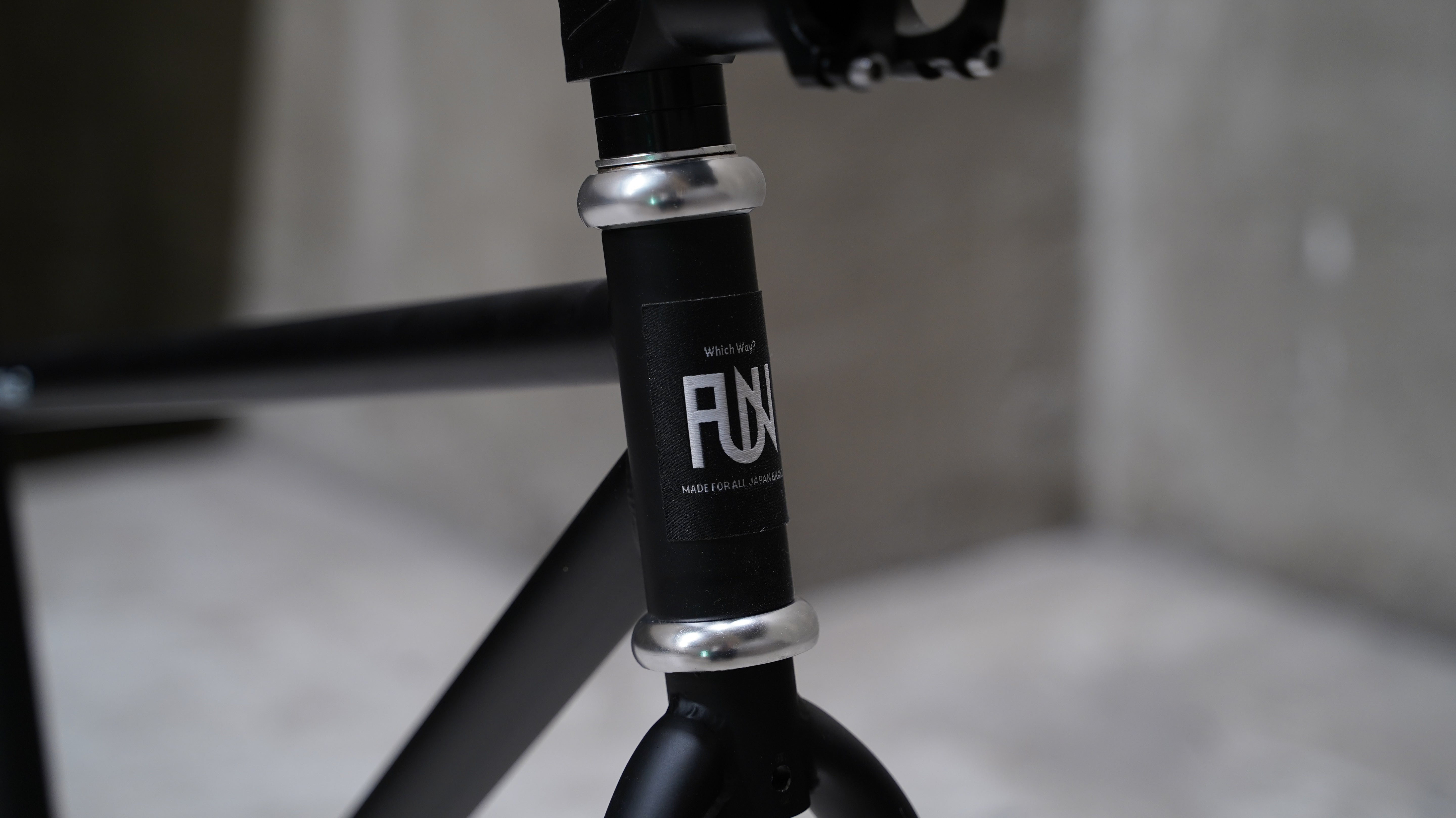【FUN】ANGUS STREET Frame -Mat Black-