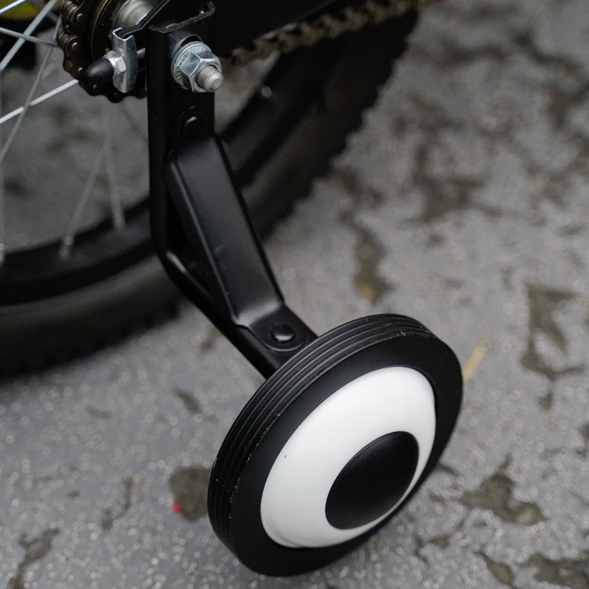 【LINKEY】 キッズバイク用 補助輪 -Black-