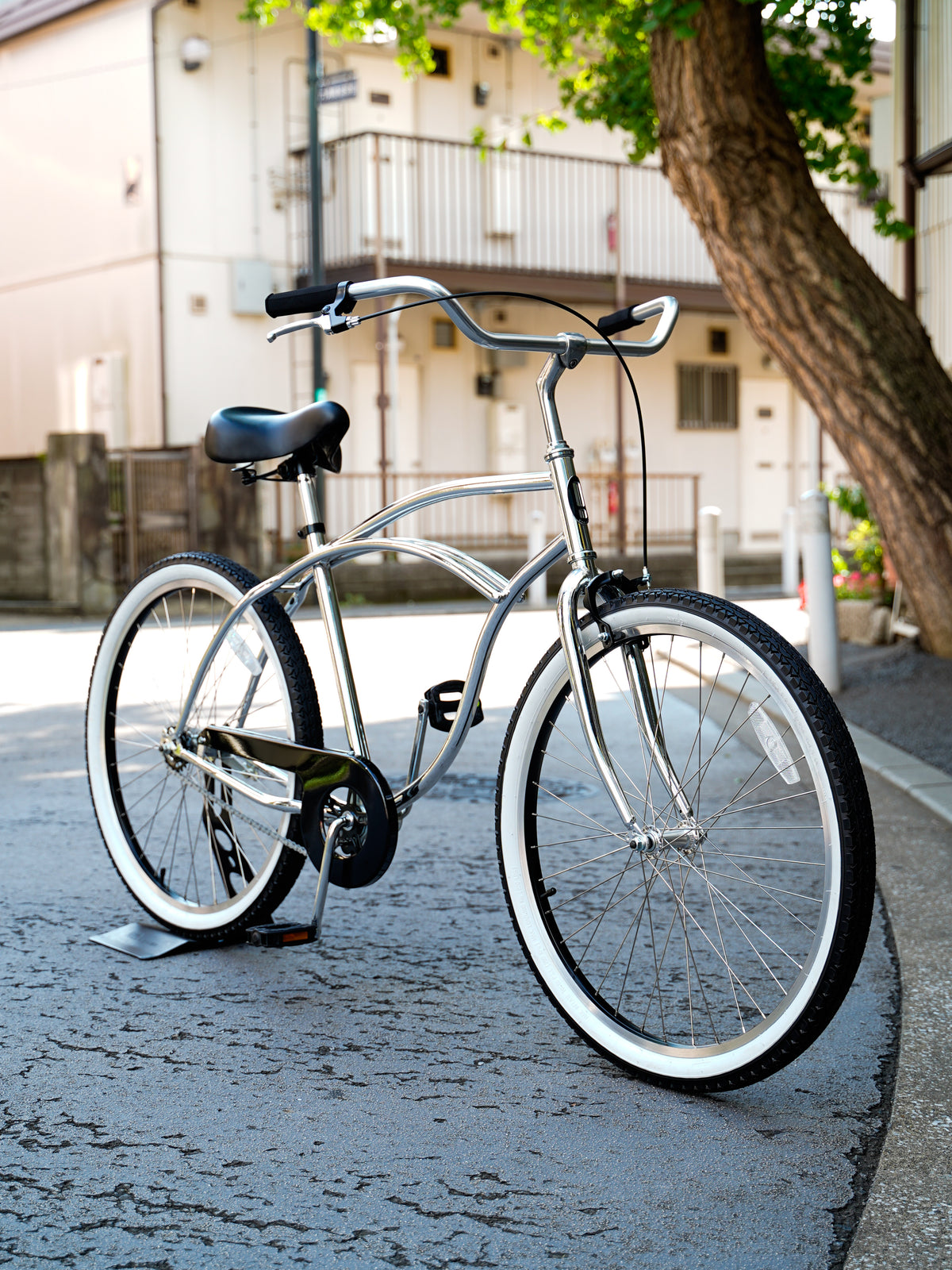 【EM CYCLES】BC101! 26 CRUISER  -Polish Silver-