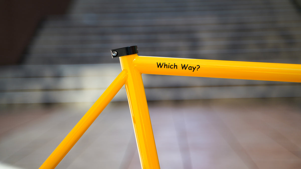 【FUN】ANGUS FLAT Frame -Gloss Yellow-