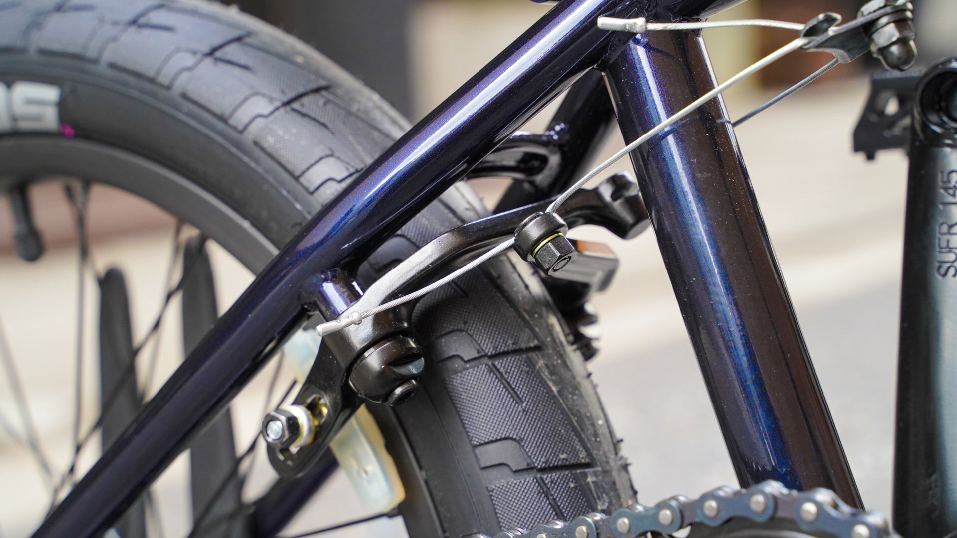 【FUN】BMX18 NAUGHTY Complete Bike -black-