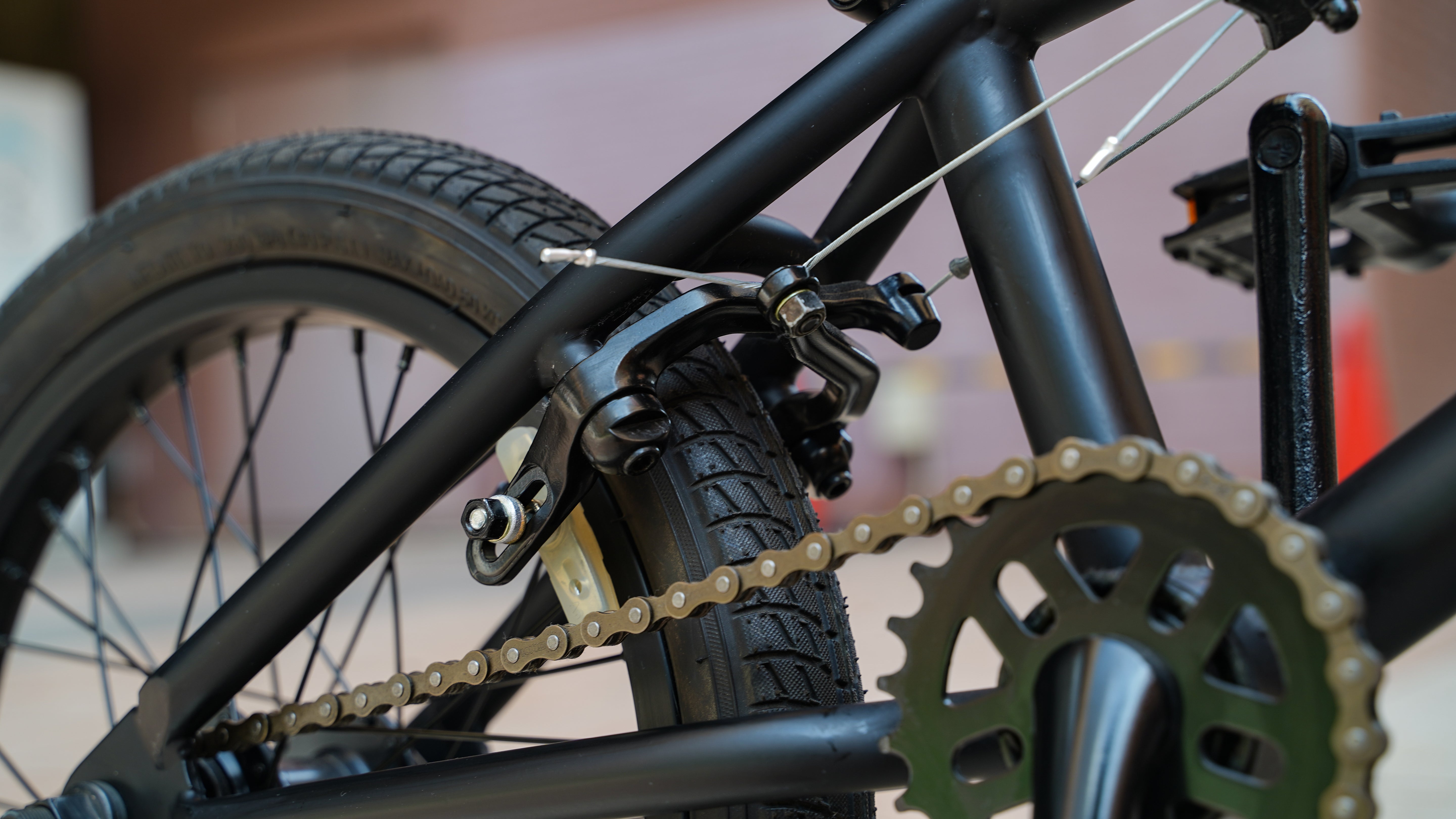 【FUN】BMX16 NAUGHTY Complete Bike -black-