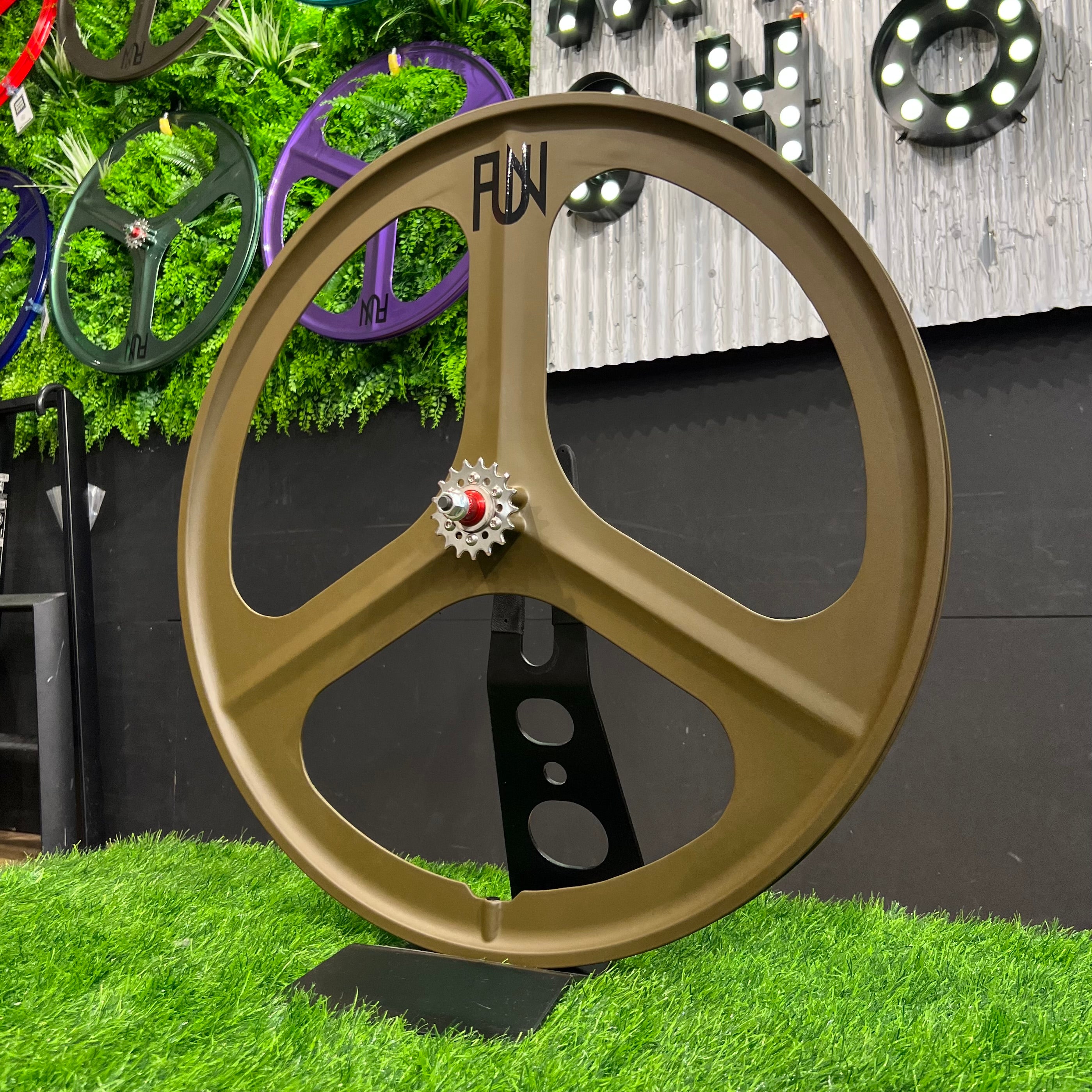 WHEEL FULL PAINT -MAT BROWN- No.003