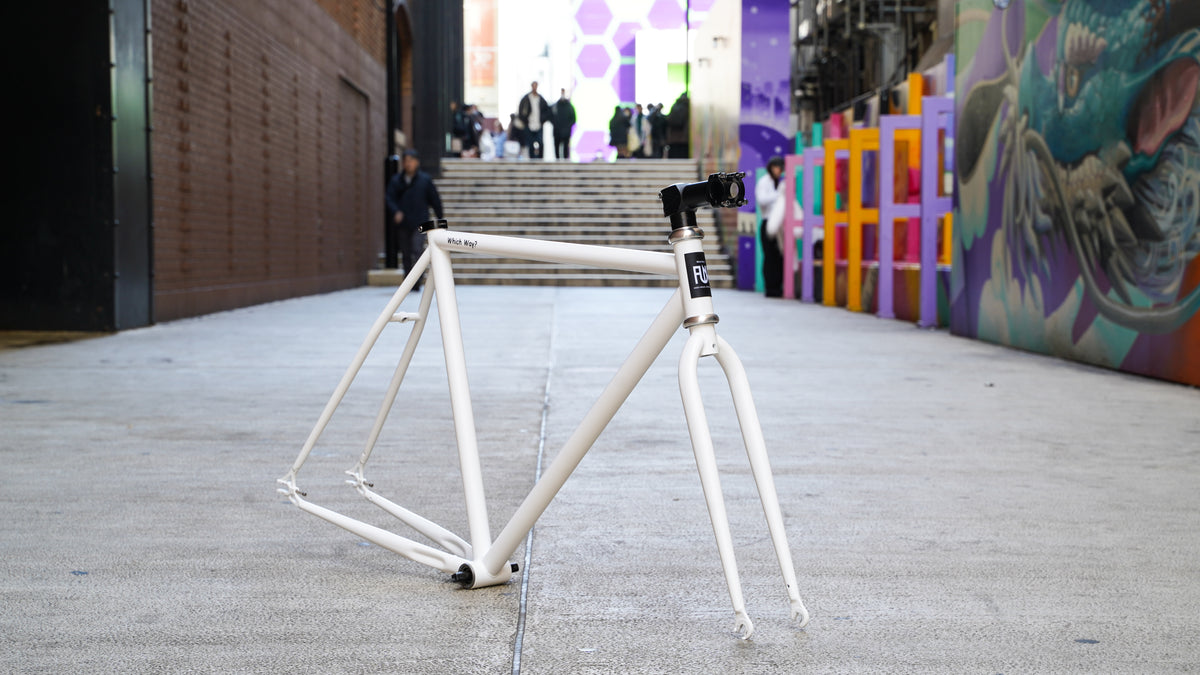 【FUN】ANGUS FLAT Frame -Mat White-