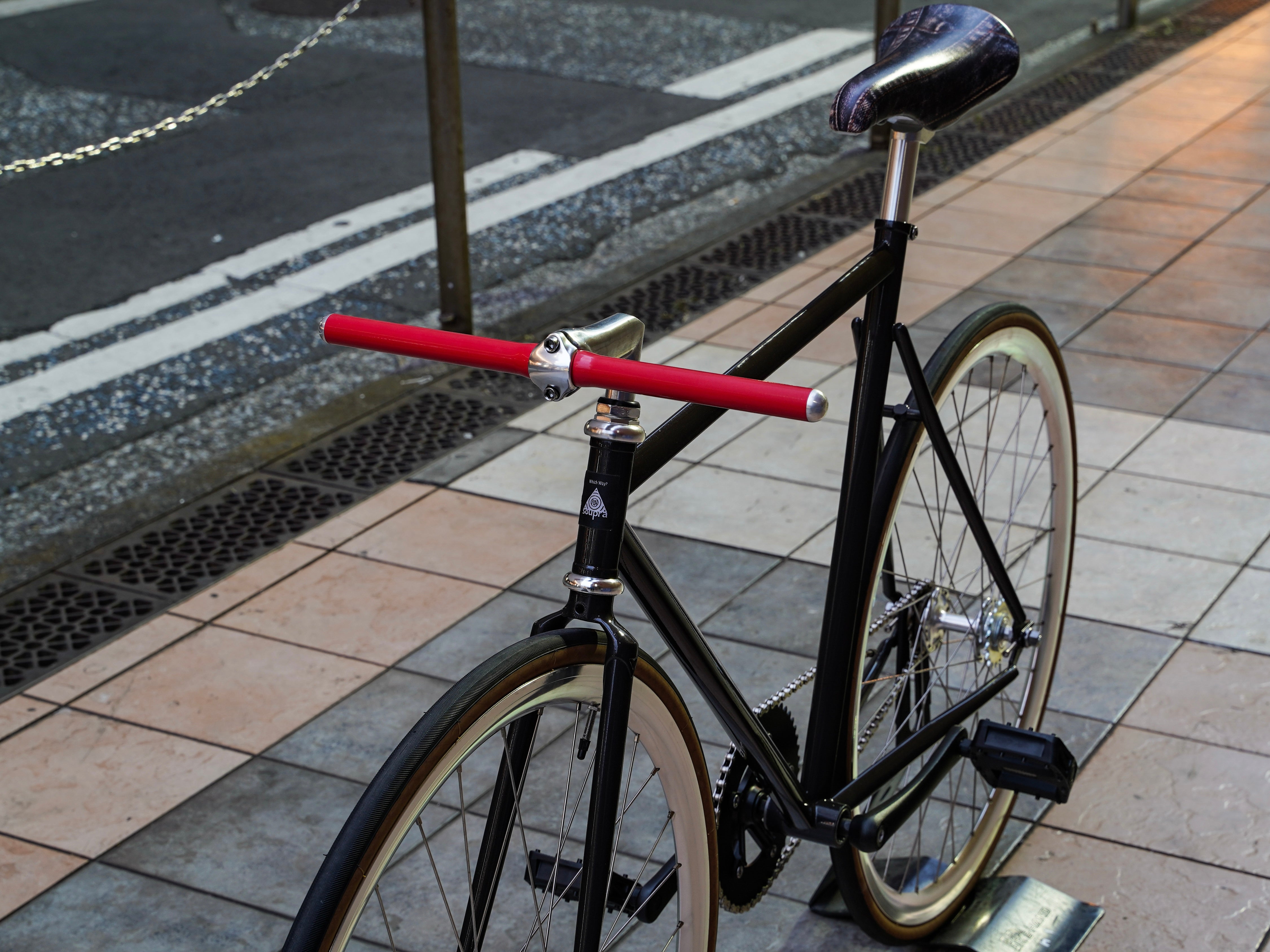 【FUN】STRAIGHT Handle -Red-