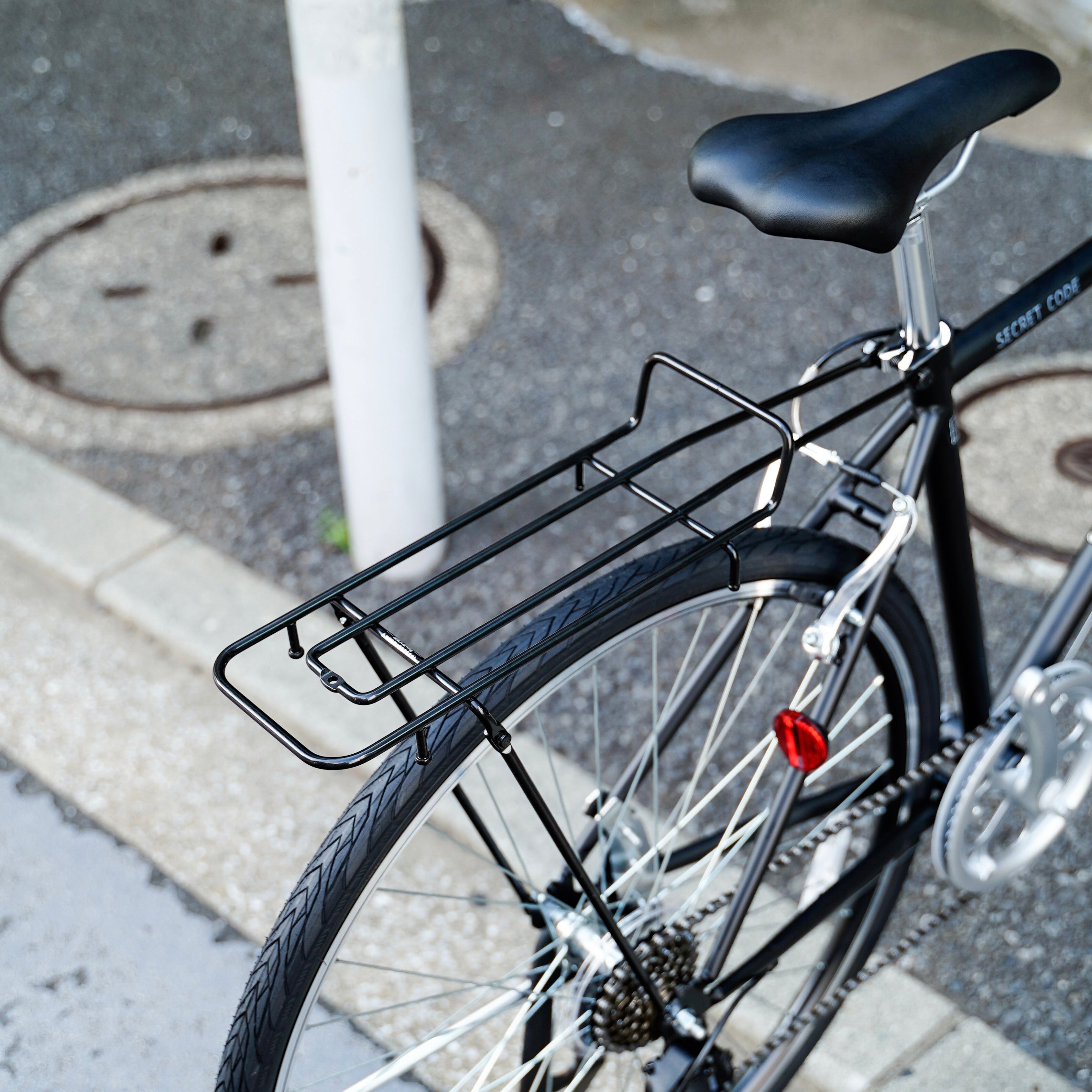 【LINKEY】SLIM Rear Carrier -Black-