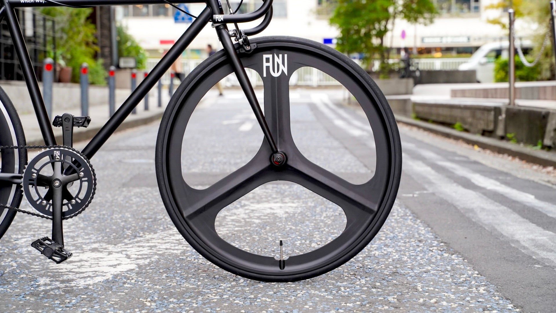 【FUN】ANGUS FLAT FRONT Z3 Complete Bike -black-