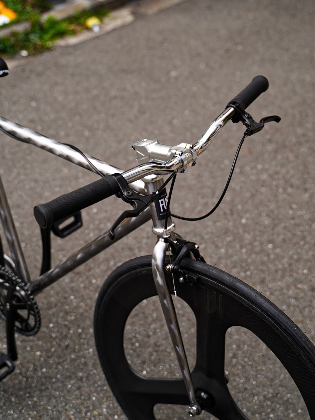 【FUN】MIDDLE WIDE RISER handle -polish-
