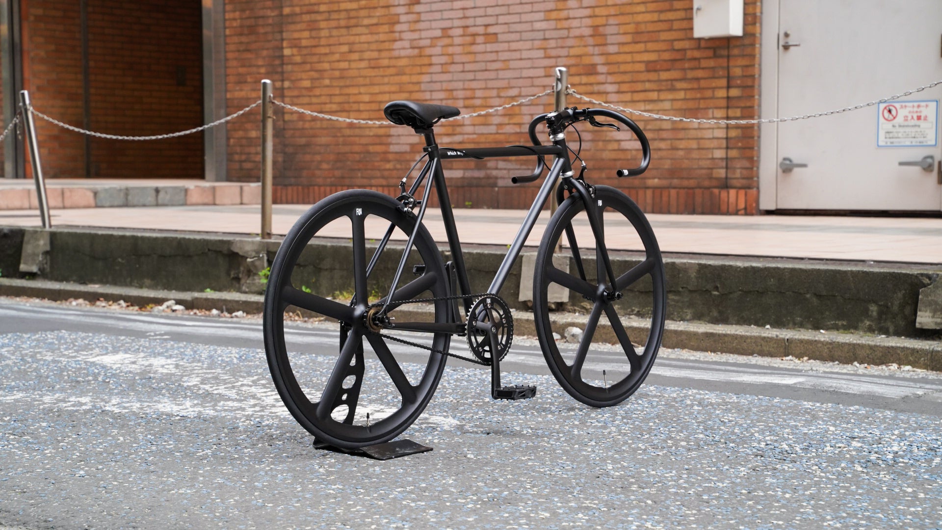 【FUN】ANGUS FLAT X5 Complete Bike -black-
