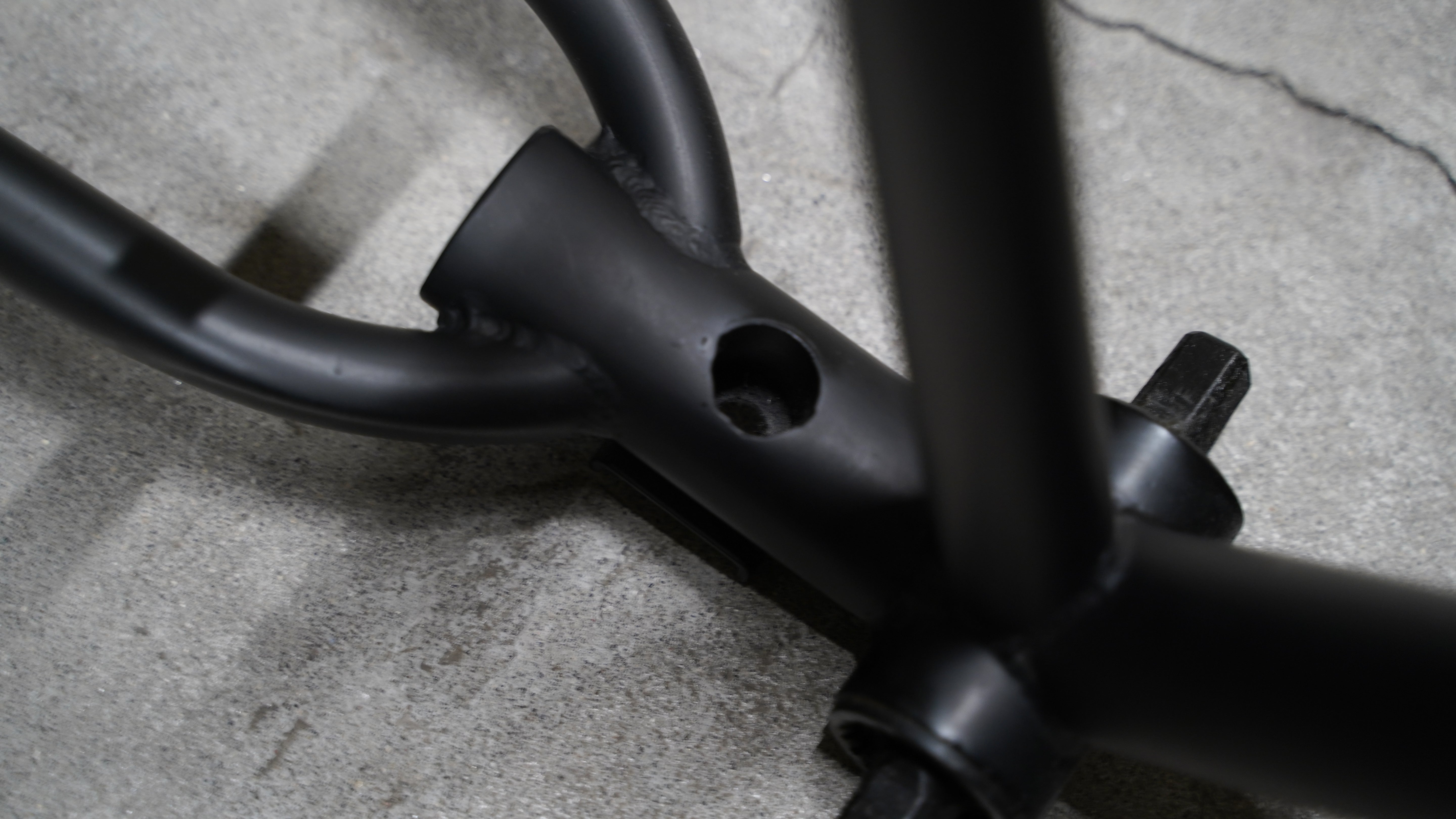 【FUN】ANGUS BMX Frame -Mat Black-