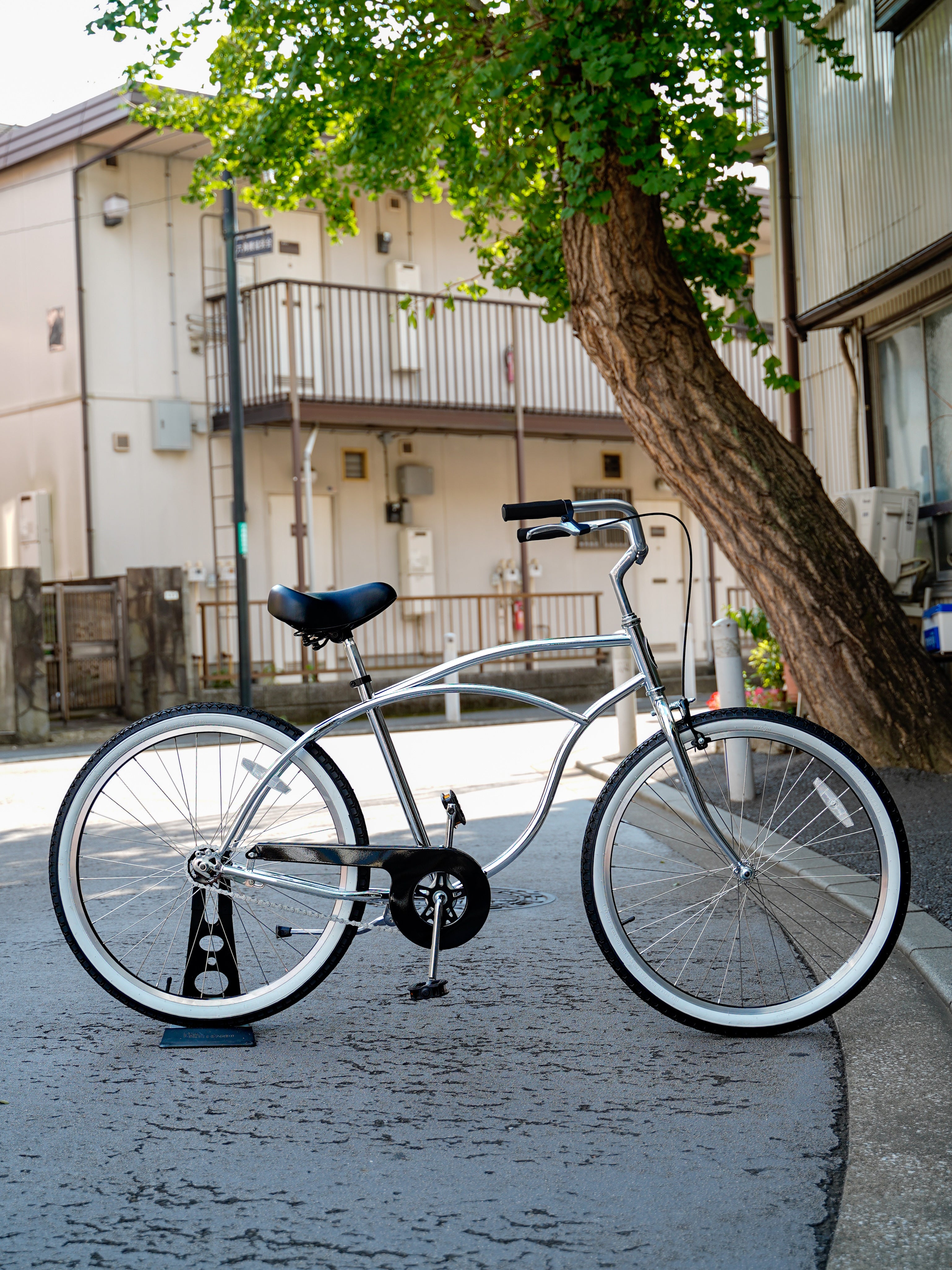 【EM CYCLES】BC101! 26 CRUISER  -Polish Silver-