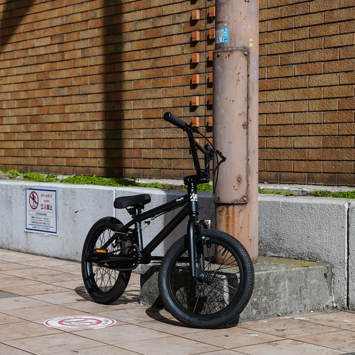 【FUN】BMX16 NAUGHTY Complete Bike -black-