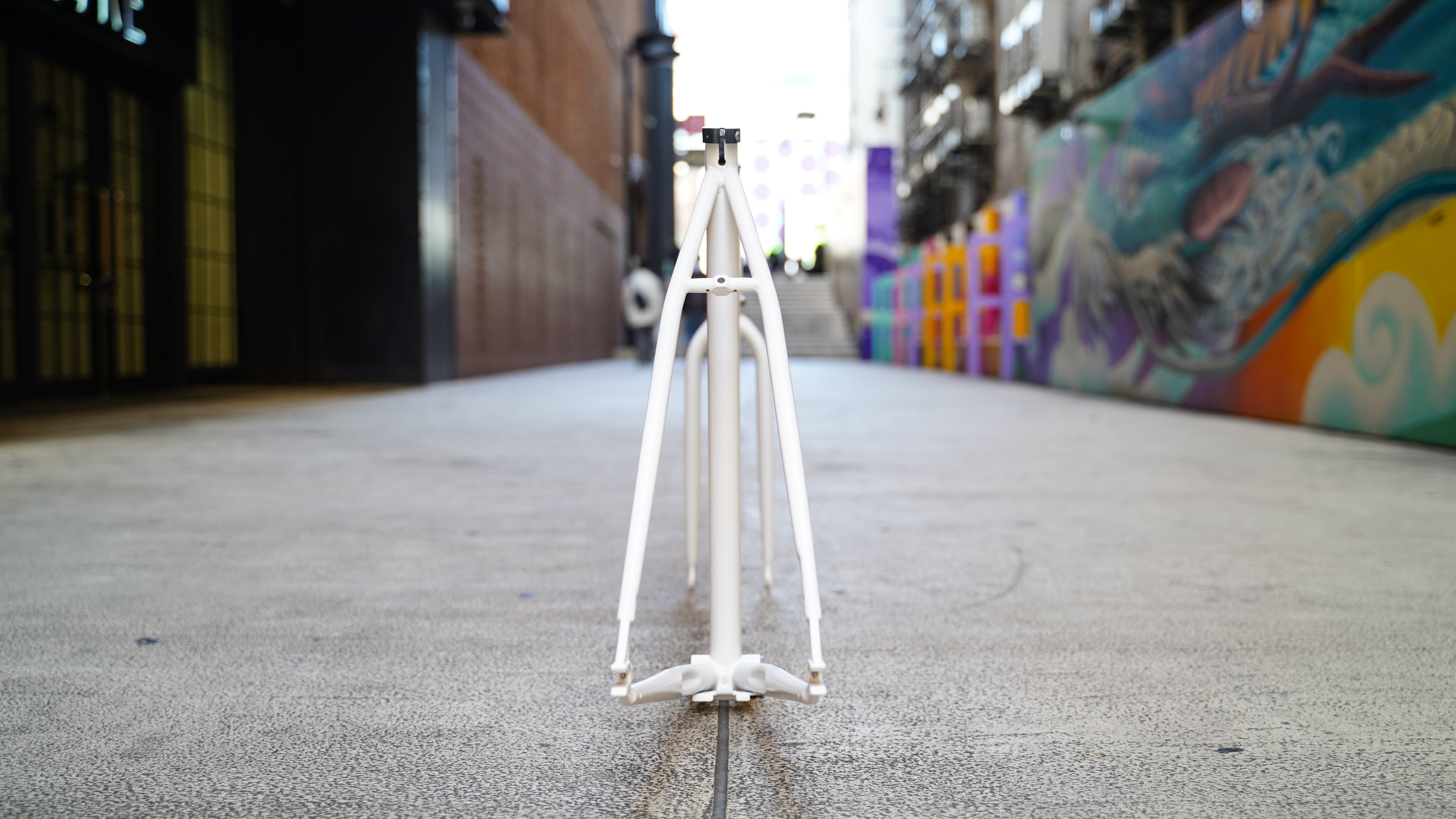 【FUN】ANGUS FLAT Frame -Mat White-