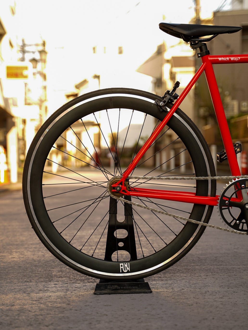 FUN】ANGUS FLAT Complete Bike -Gloss Red-