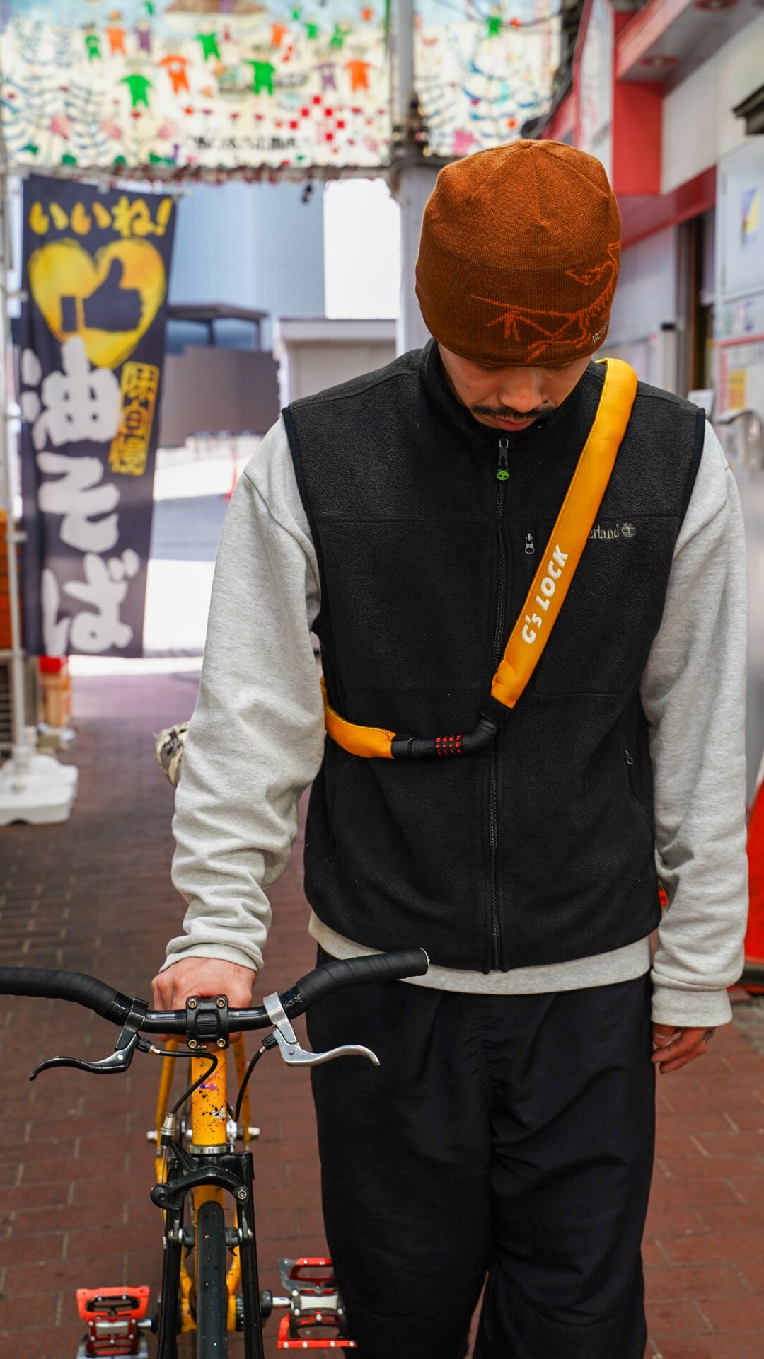 【GORIN】GS8-1200 COLOR CHAIN Lock -Black Leopard-