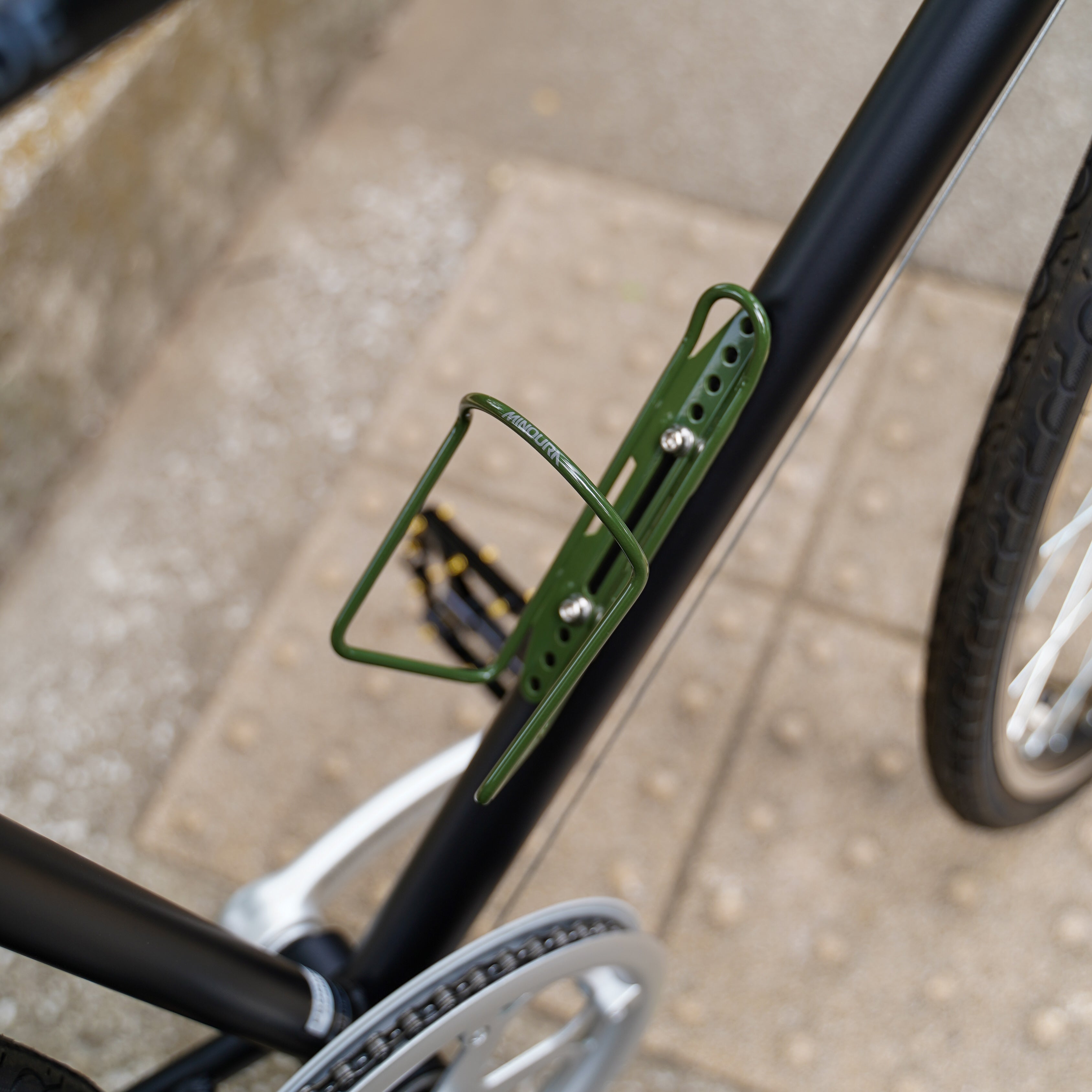 【MINOURA】SLIDE MOUNT Bottle Cage -Army Green-