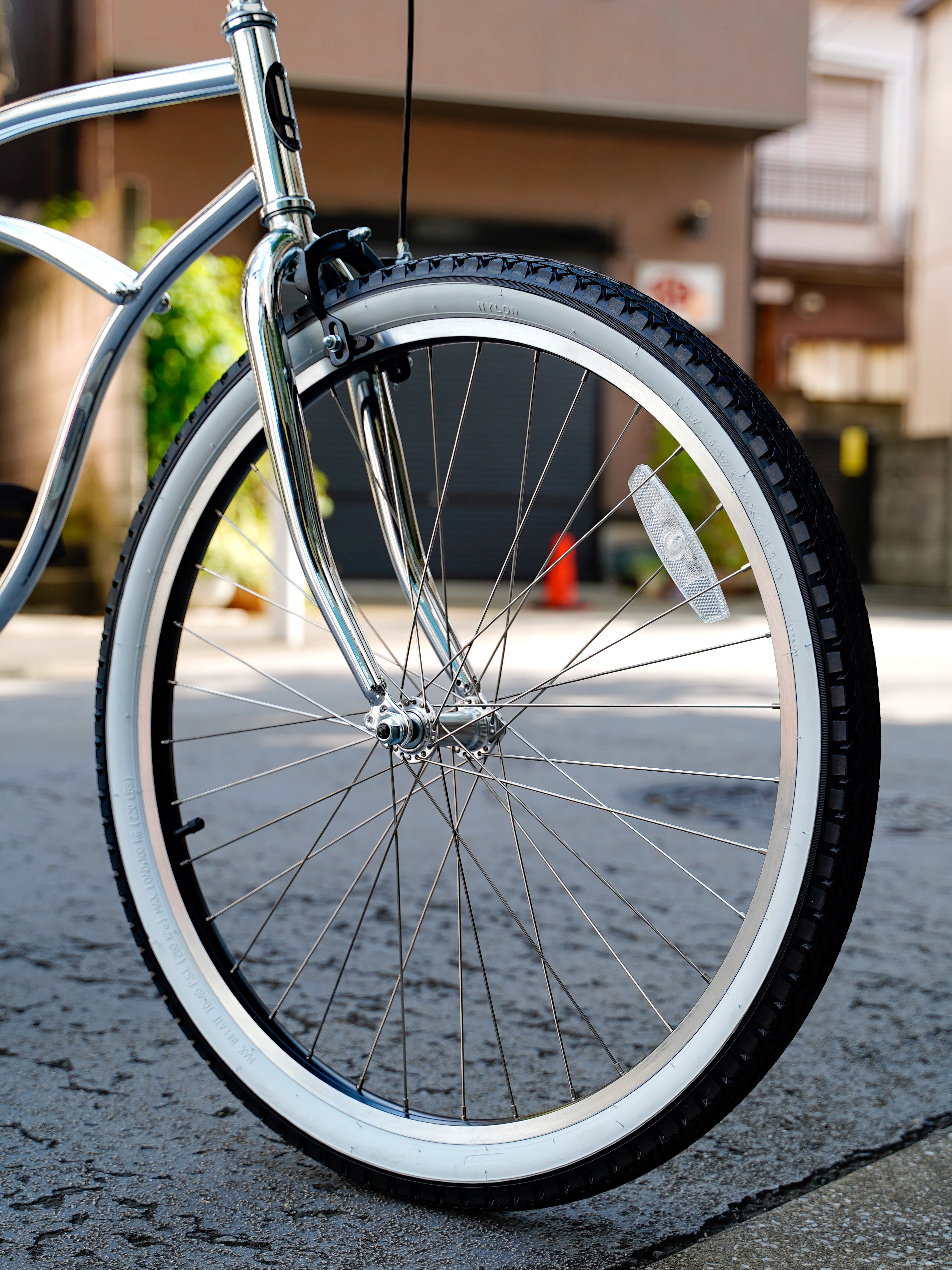 【EM CYCLES】BC101! 26 CRUISER  -Polish Silver-
