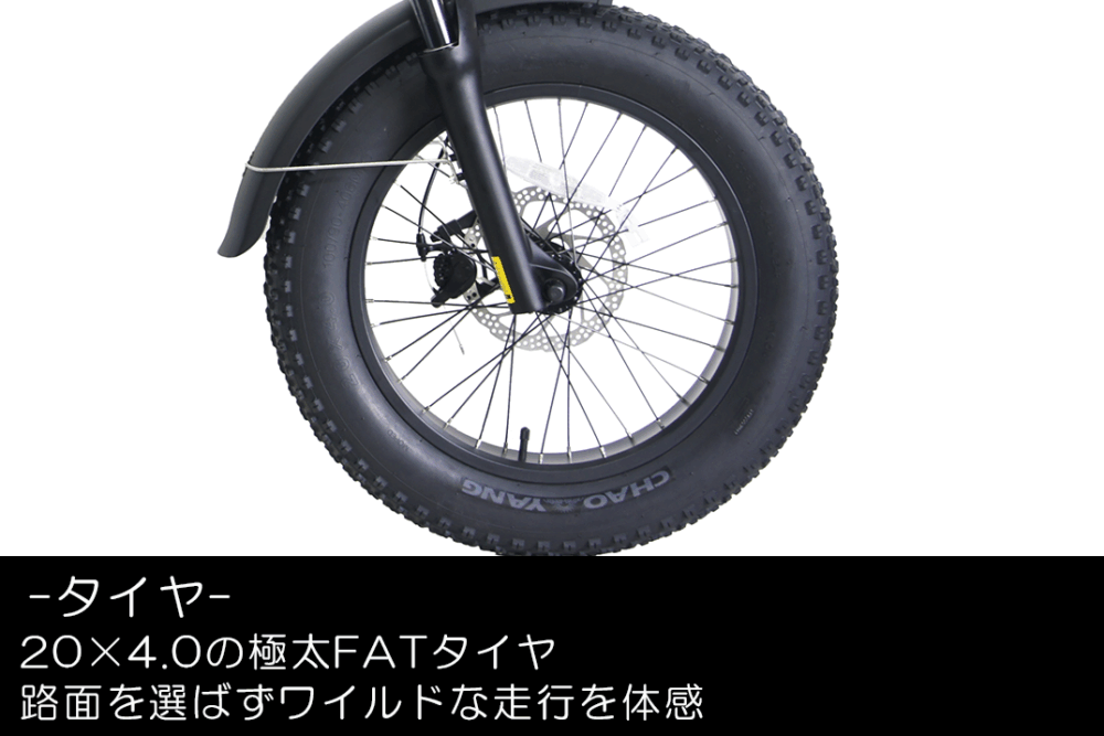 【CYCOO】GHOST WOLF 電動アシスト自転車 -Mat Black-