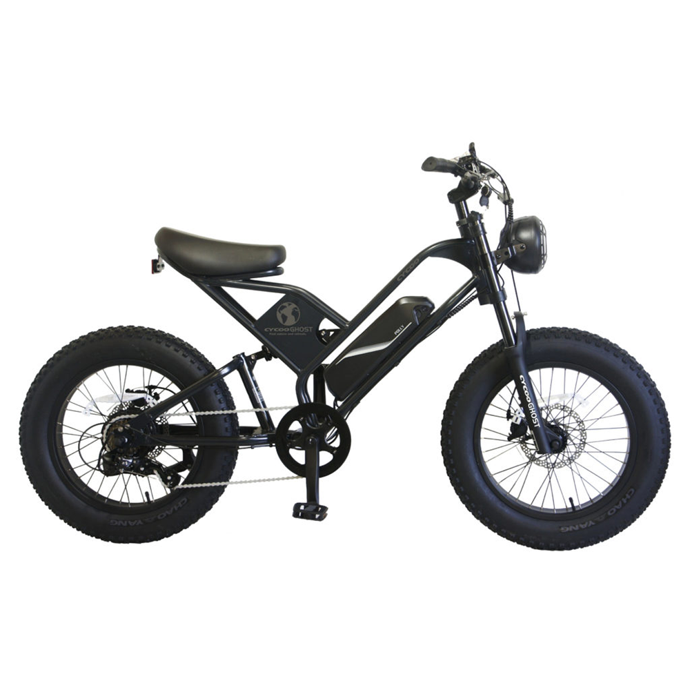 【CYCOO】GHOST 電動アシスト自転車 -Mat Mahha Black-