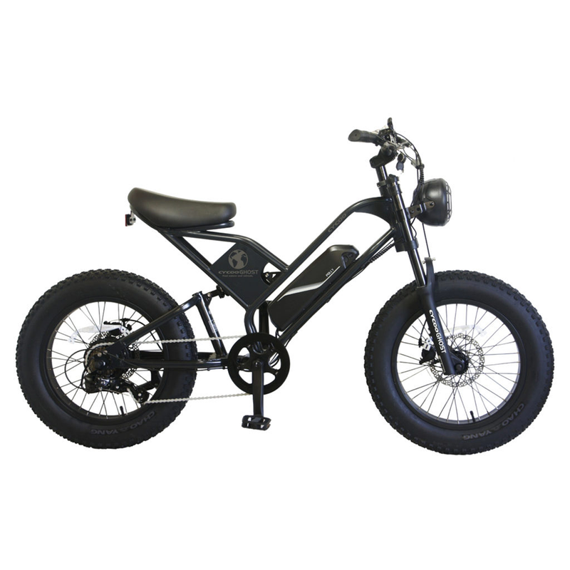 【CYCOO】GHOST 電動アシスト自転車 -Mat Mahha Black-