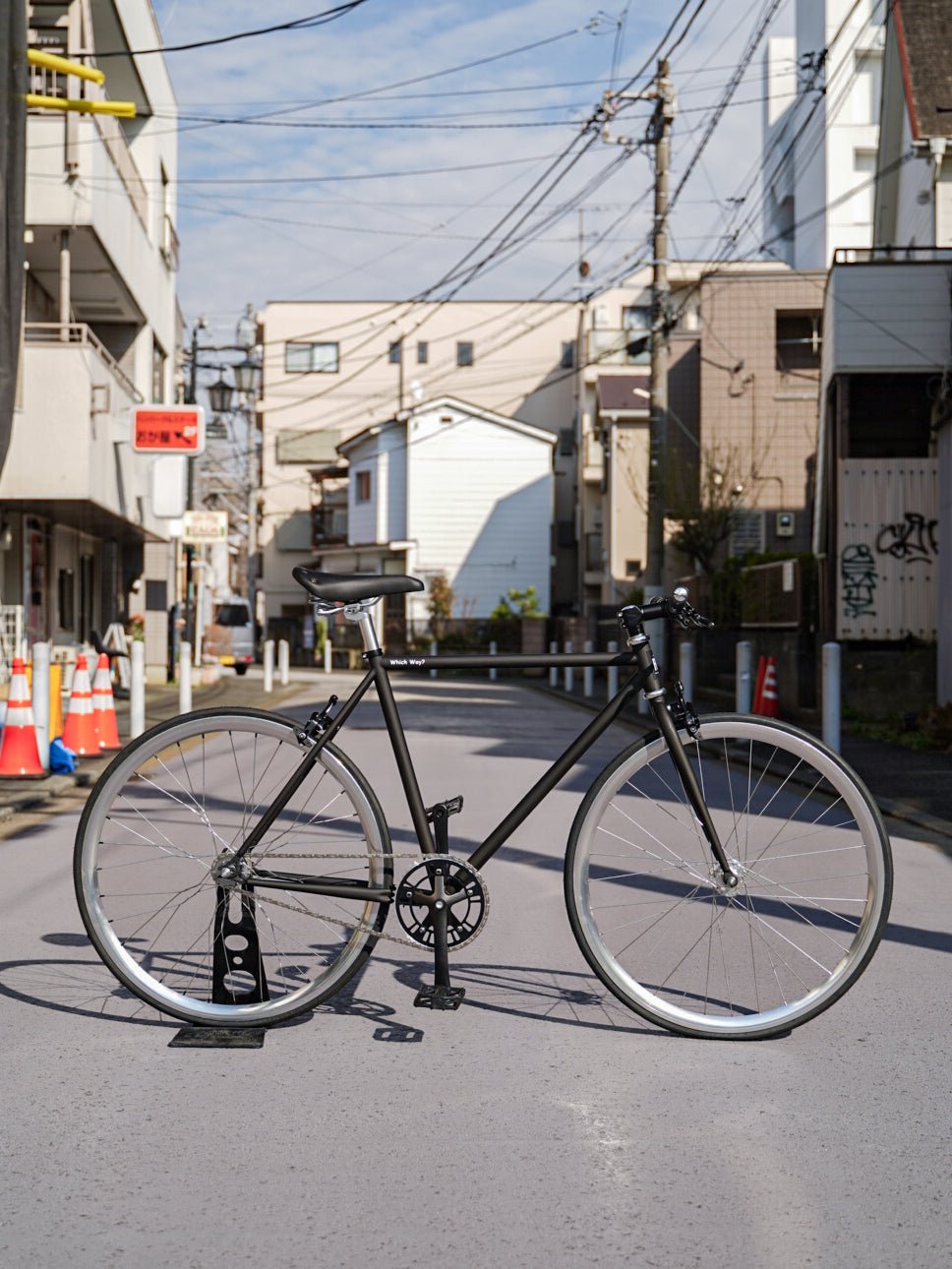 【FUN】ANGUS FLAT Complete Bike - Black Silver - LINKEY CYCLE【FUN】ANGUS FLAT Complete Bike - Black Silver - 