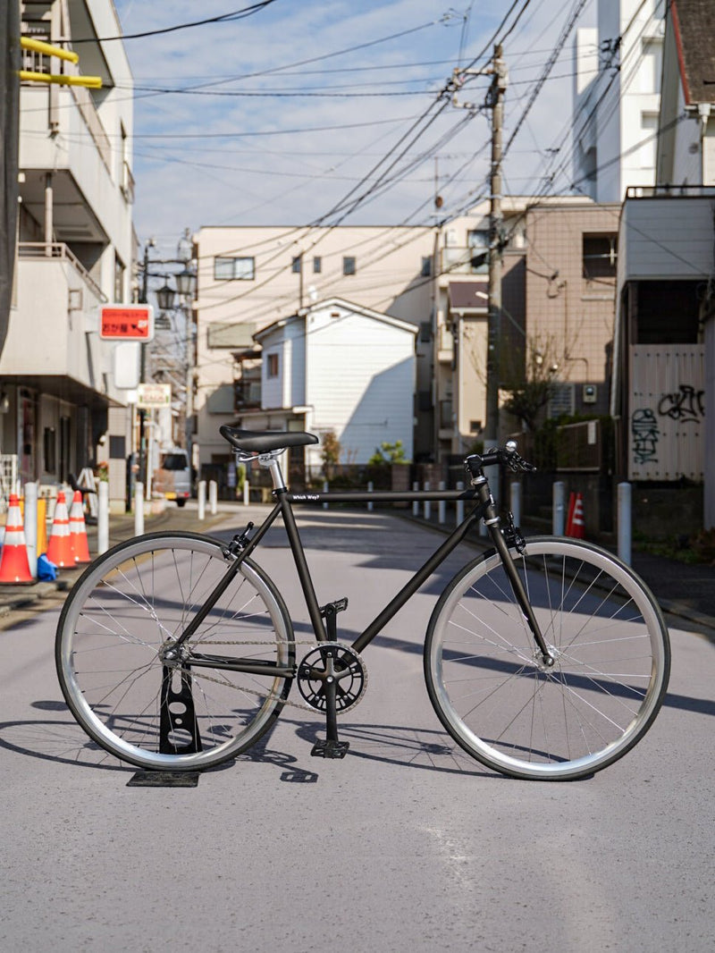 【FUN】ANGUS FLAT Complete Bike - Black Silver - LINKEY CYCLE【FUN】ANGUS FLAT Complete Bike - Black Silver - 